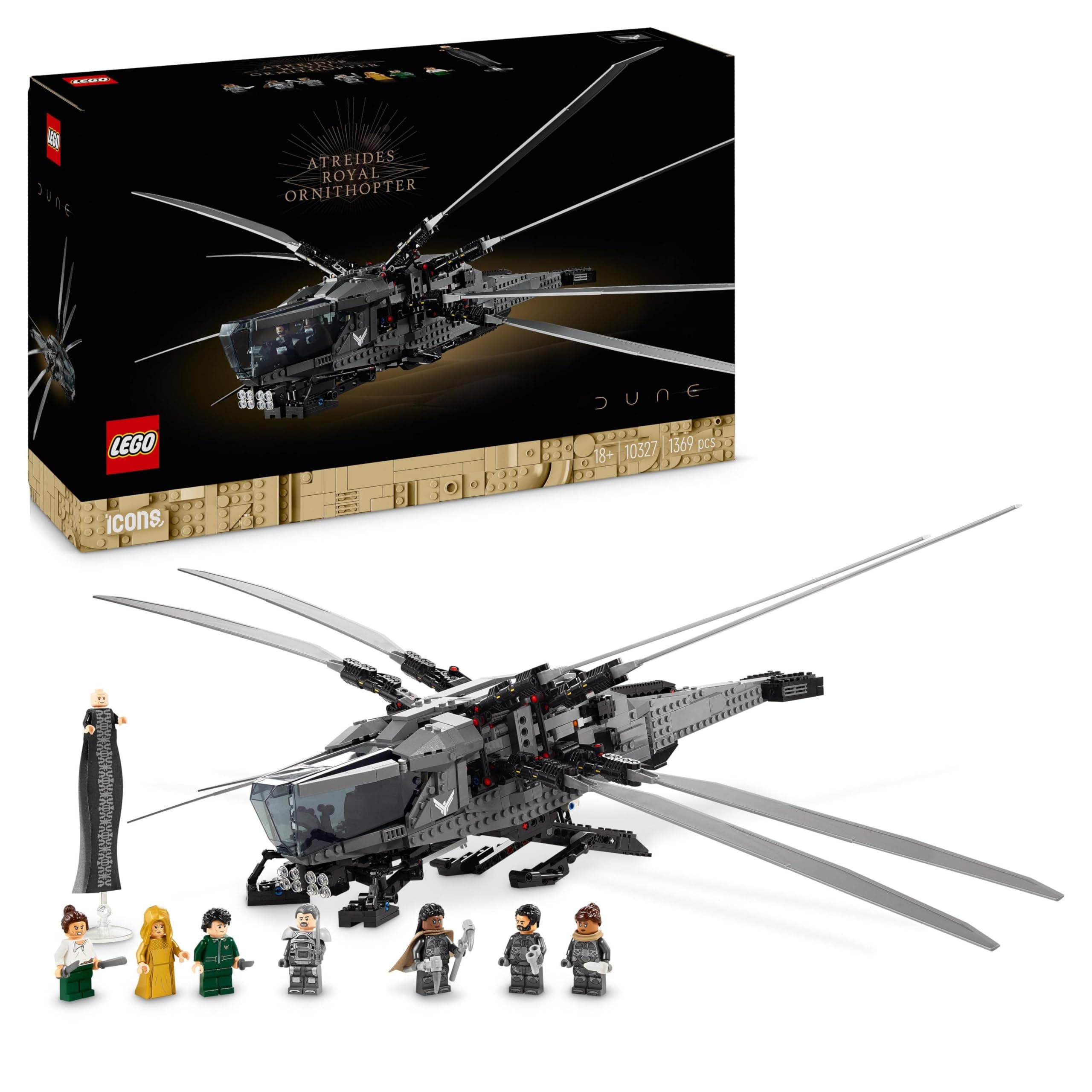 LEGO® Icons 10327 - Дюн - Кралски орнитоптер на атреидите