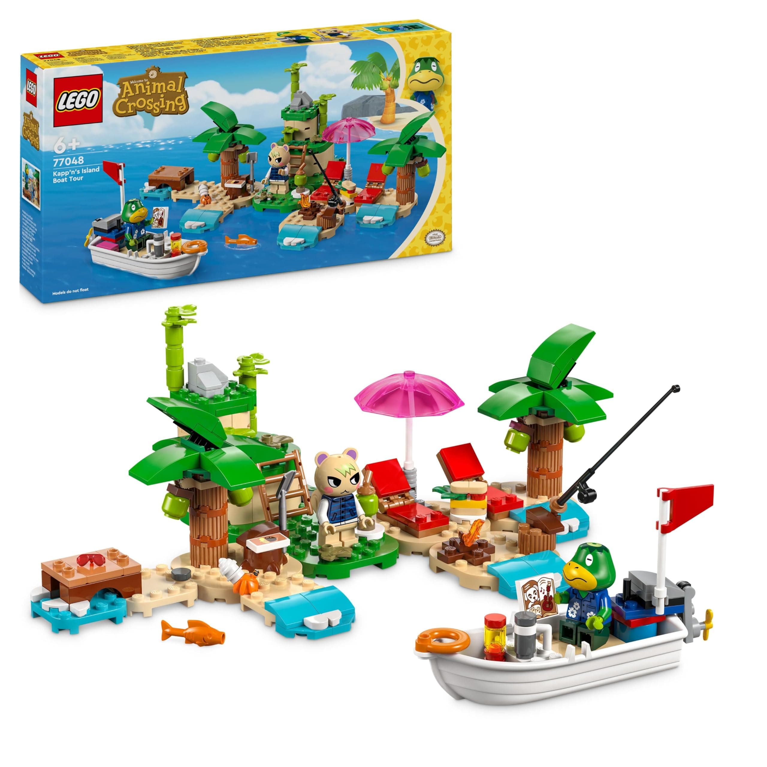 LEGO® Animal Crossing™ 77048 - Пътуването с лодката на Kapp'n