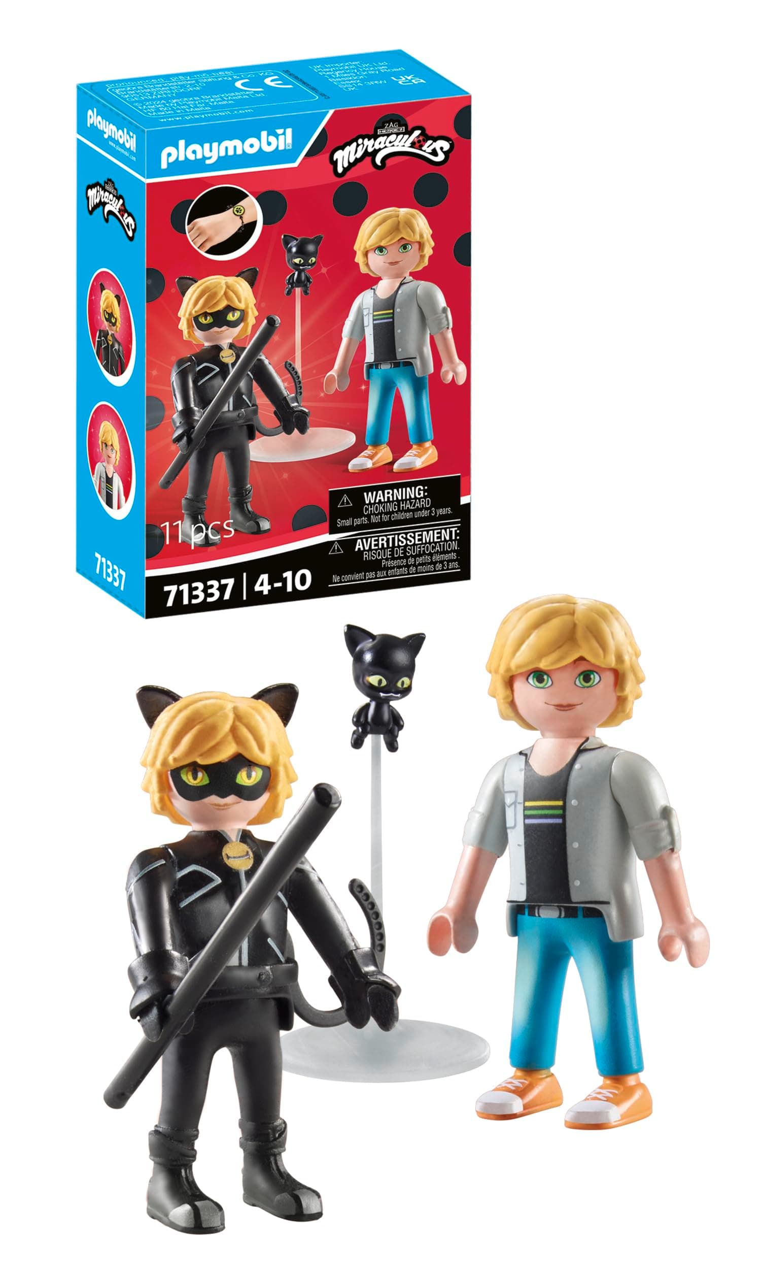 Playmobil - Калинката и Черния котарак: Ейдриън Агресте и Черния котарак