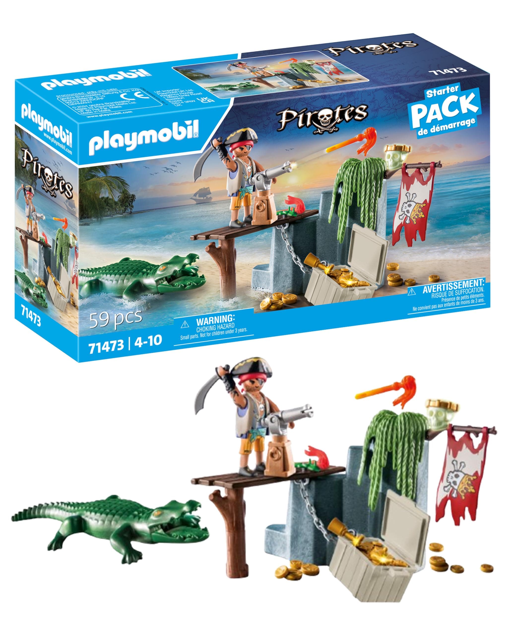 Playmobil - Пират с алигатор