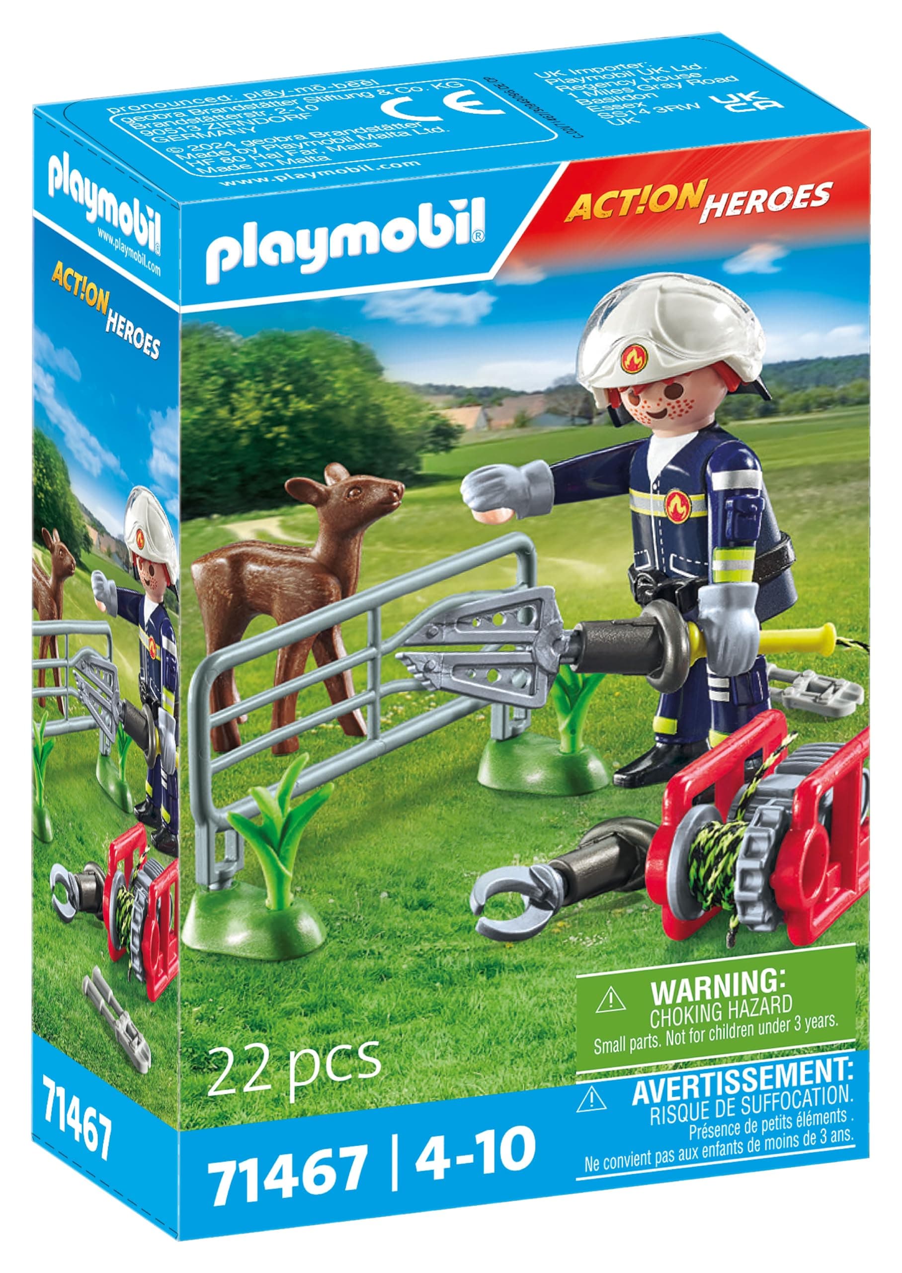 Playmobil - Пожарникарите спасяват животни