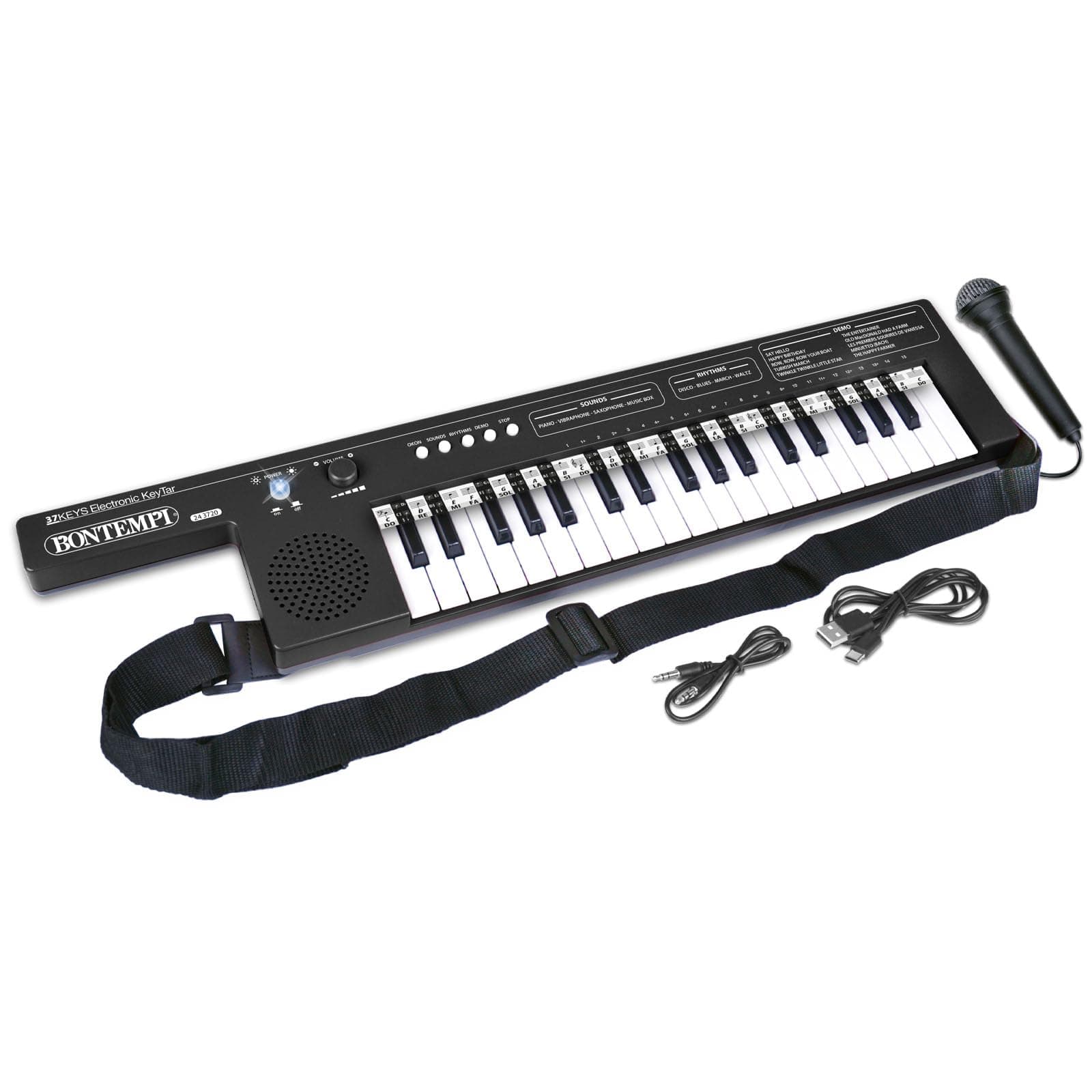 Bontempi - Китарен синтезатор 37 клавиша и микрофон