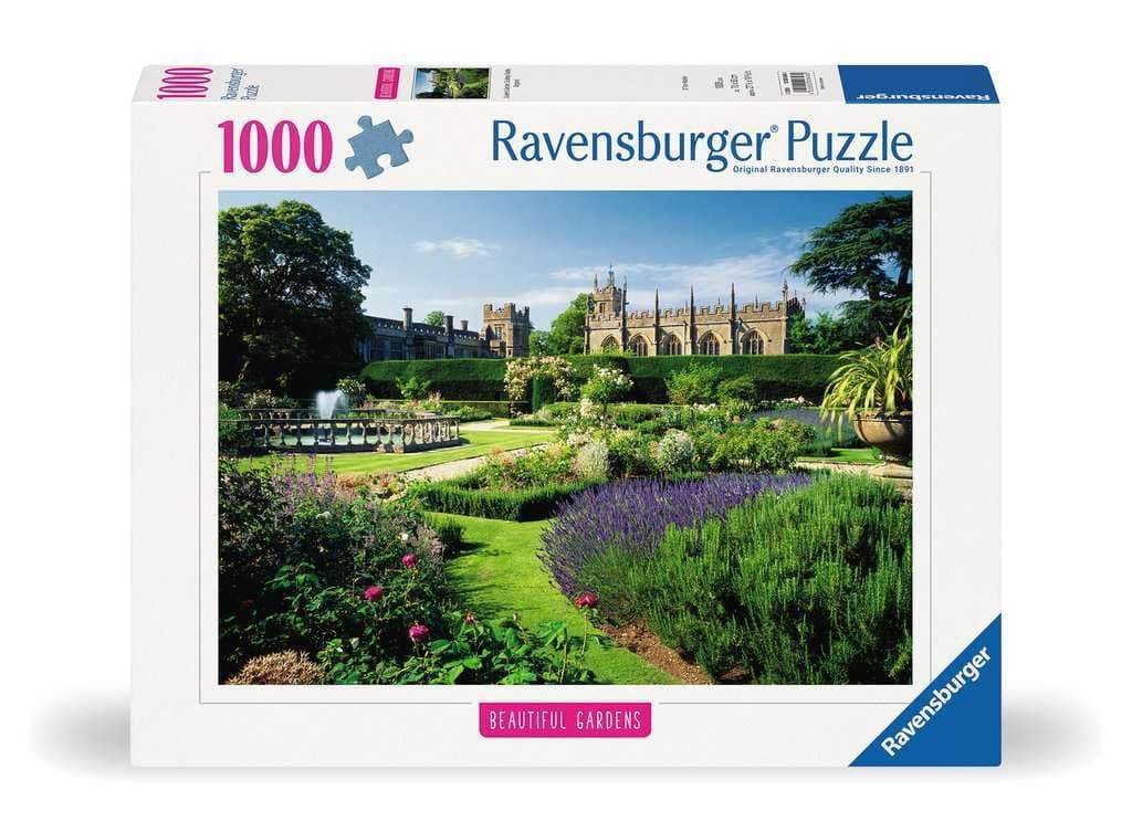 Пъзел Ravensburger 1000 ел. - Красиви градини: Градината на кралицата Замъкът Съдели, Англия