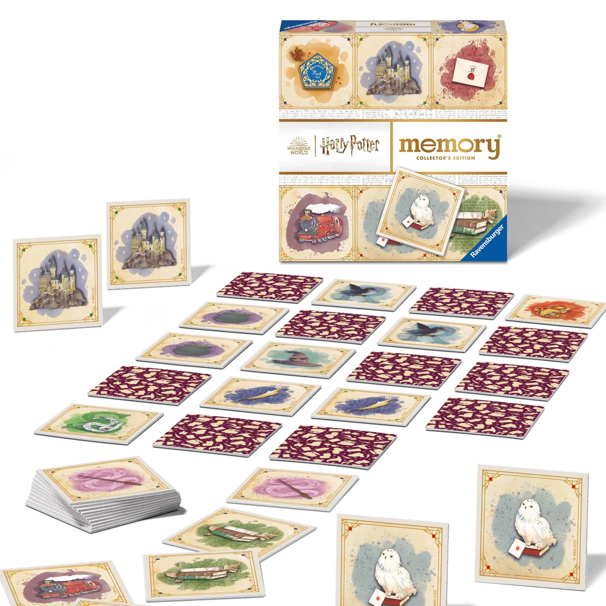 Игра Мемори карти 48 броя Ravensburger - Колекционерски: Хари Потър