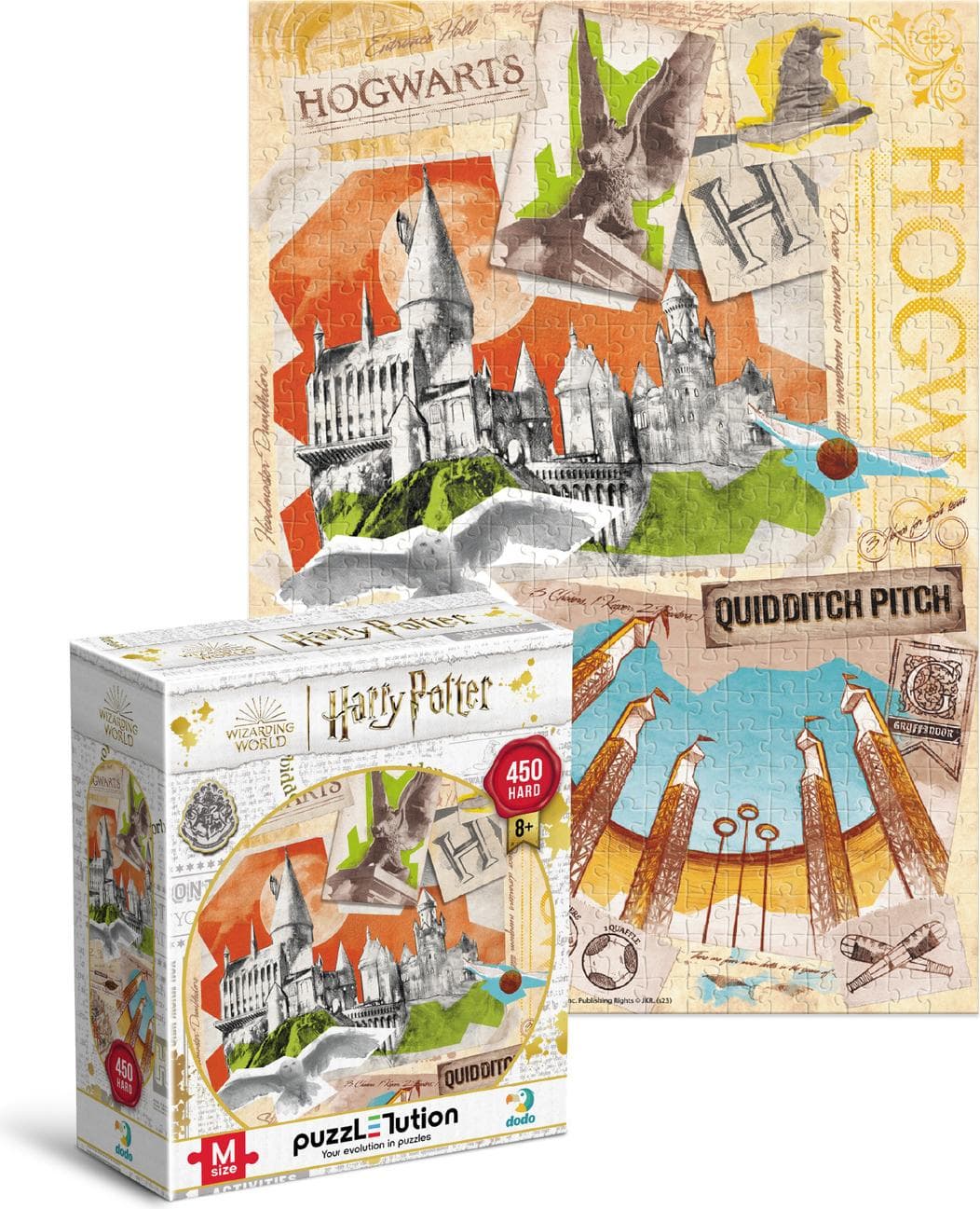 Пъзел 450 части Dodo - Harry Potter: Хогуортс
