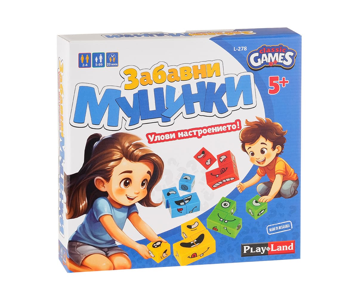 Настолна игра PlayLand - Забавни муцунки