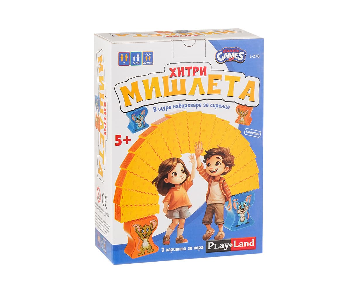 Настолна игра PlayLand - Хитри мишлета