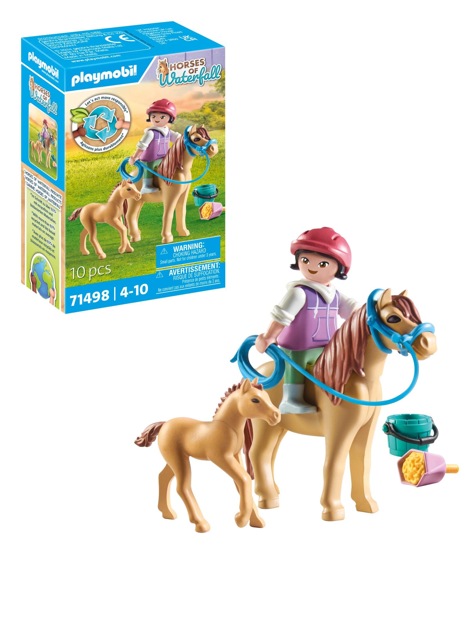 Playmobil - Дете с пони и жребче
