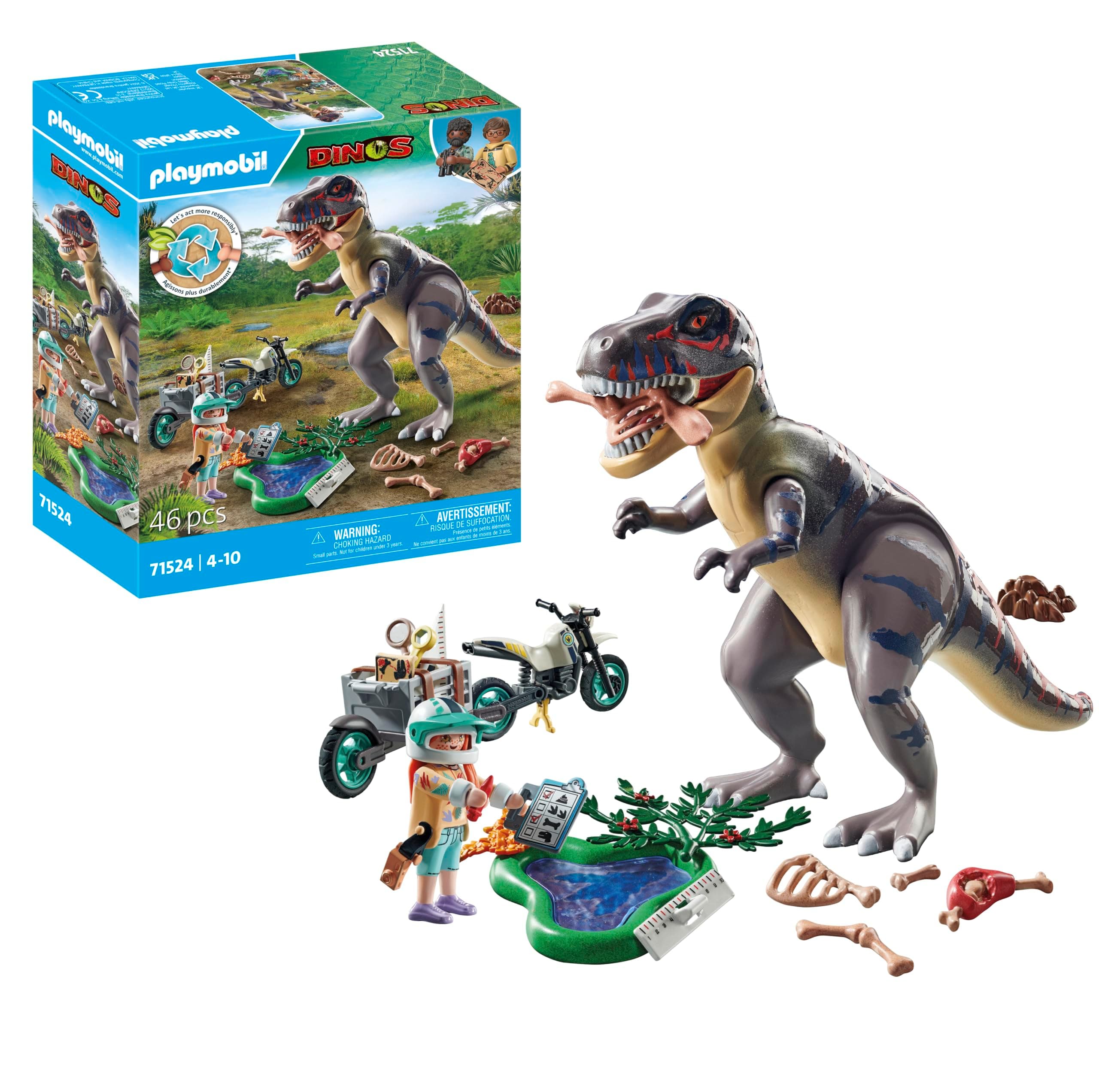 Playmobil - Пътека за проследяване на T-Rex