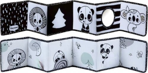 Двустранна книжка-обиколник Tiny Love Black&White Decor, 0м+
