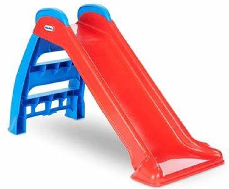 Моята първа пързалка Little Tikes, червено-синьо