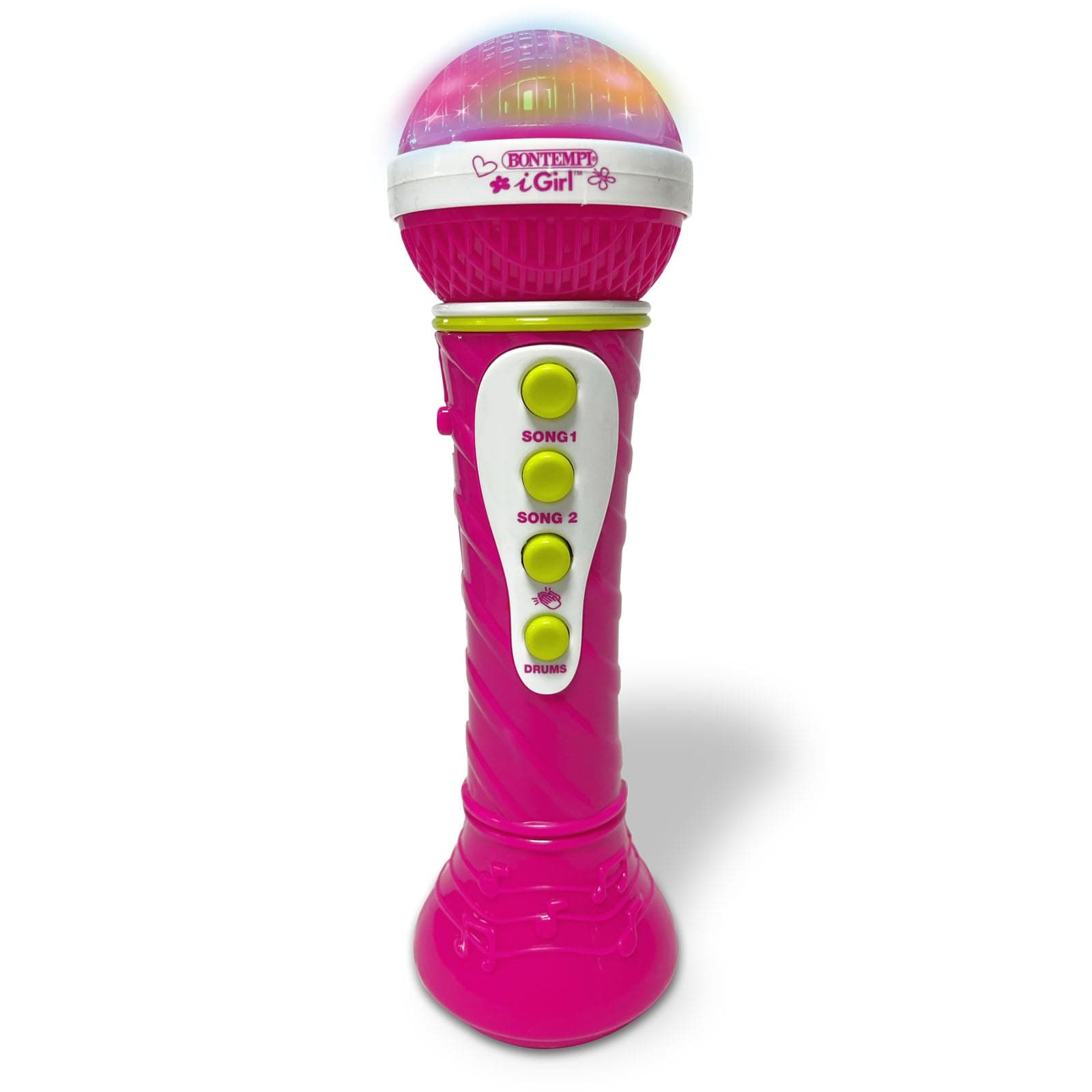 Bontempi - Караоке микрофон със светлини, розов