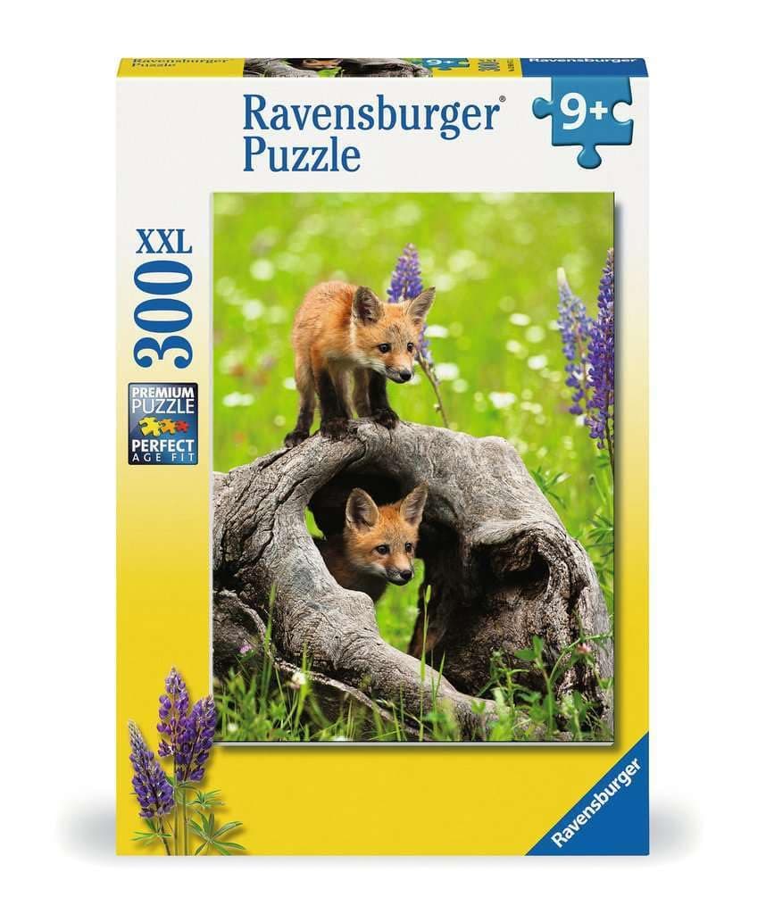 Пъзел Ravensburger 300 ел. XXL - Любопитни лисички