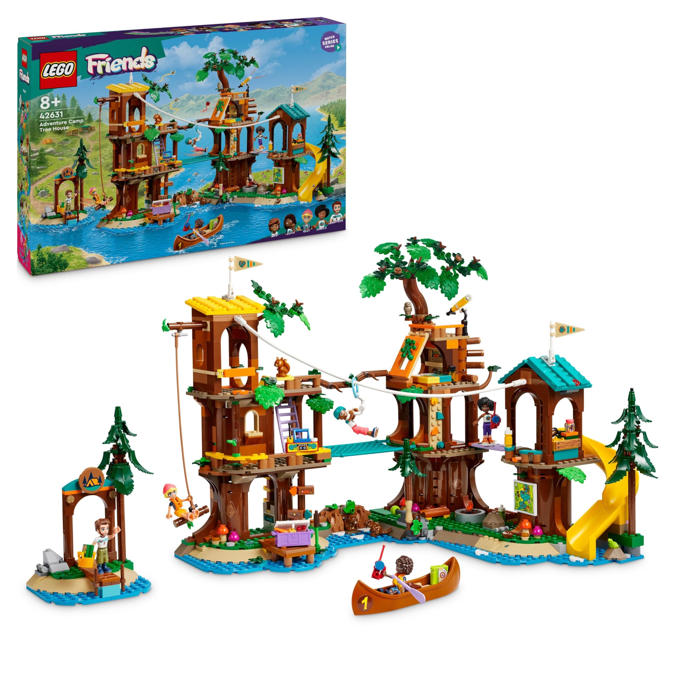 LEGO® Friends 42631 - Лагер за приключения - дървесна къща