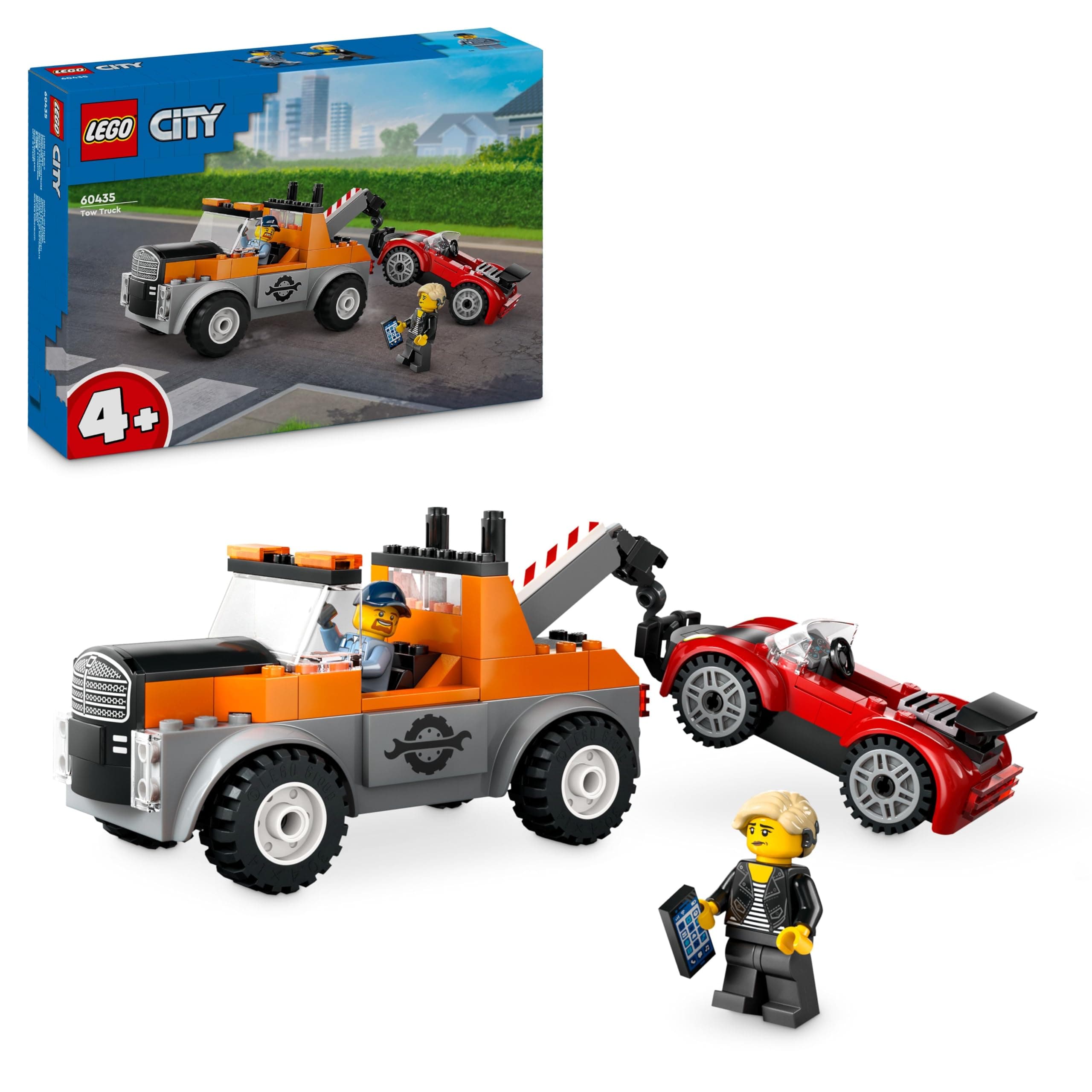 LEGO® City 60435 - Влекач и ремонт на спортна кола