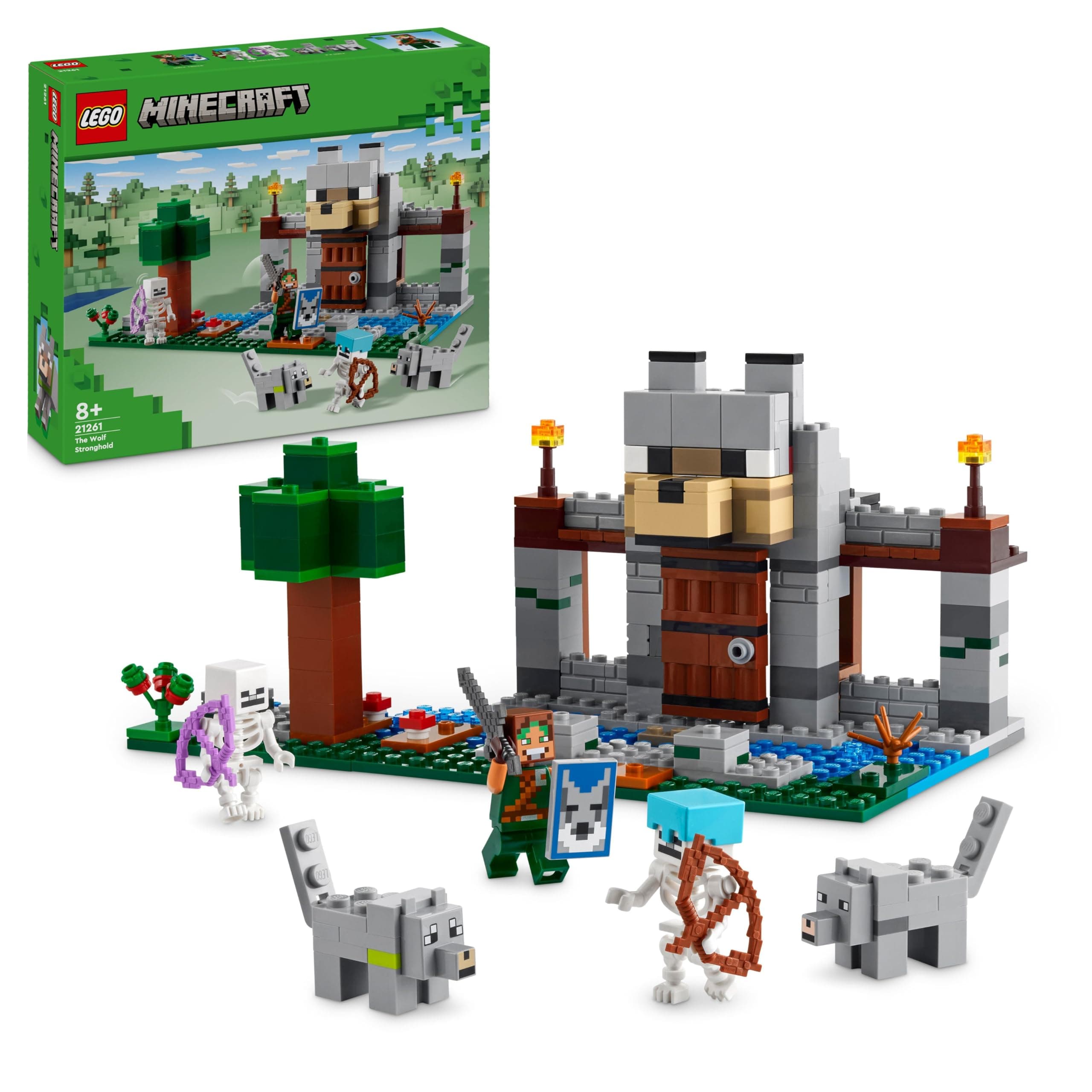 LEGO® Minecraft™ 21261 - Вълчата крепост