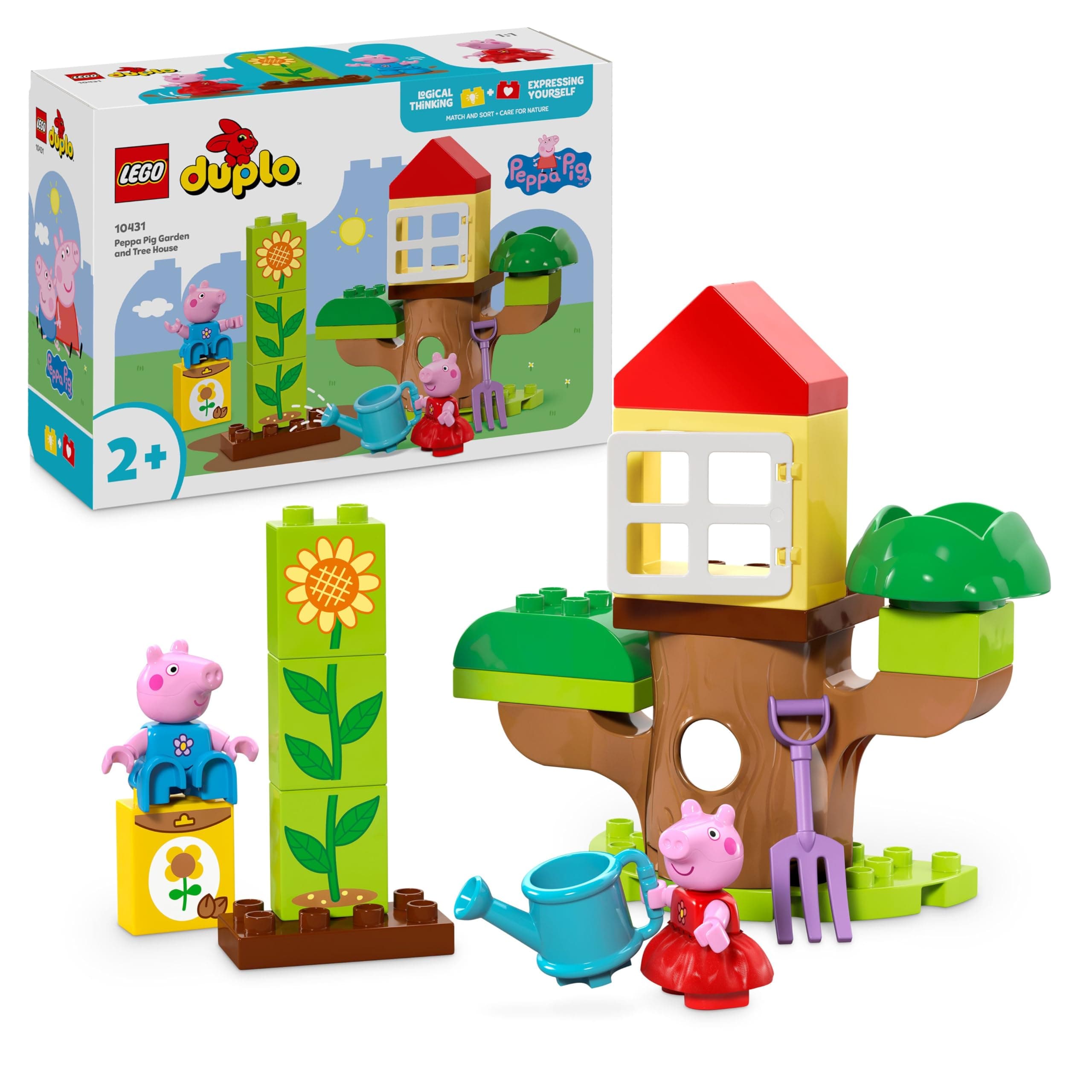 LEGO® DUPLO® 10431 - Градината и дървесната къща на Пепа