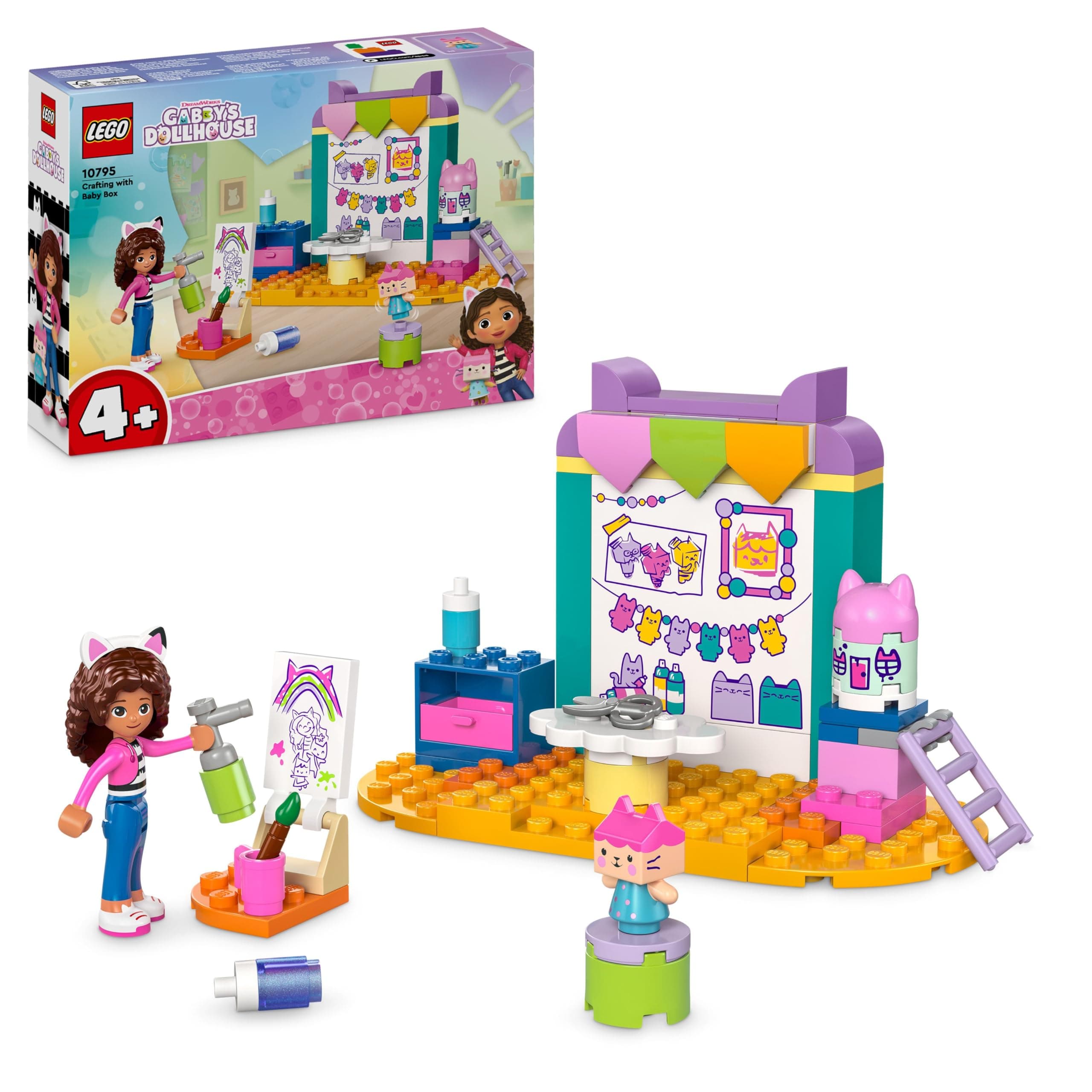 LEGO® Gabby's Dollhouse 10795 - Творчество заедно с Baby Box