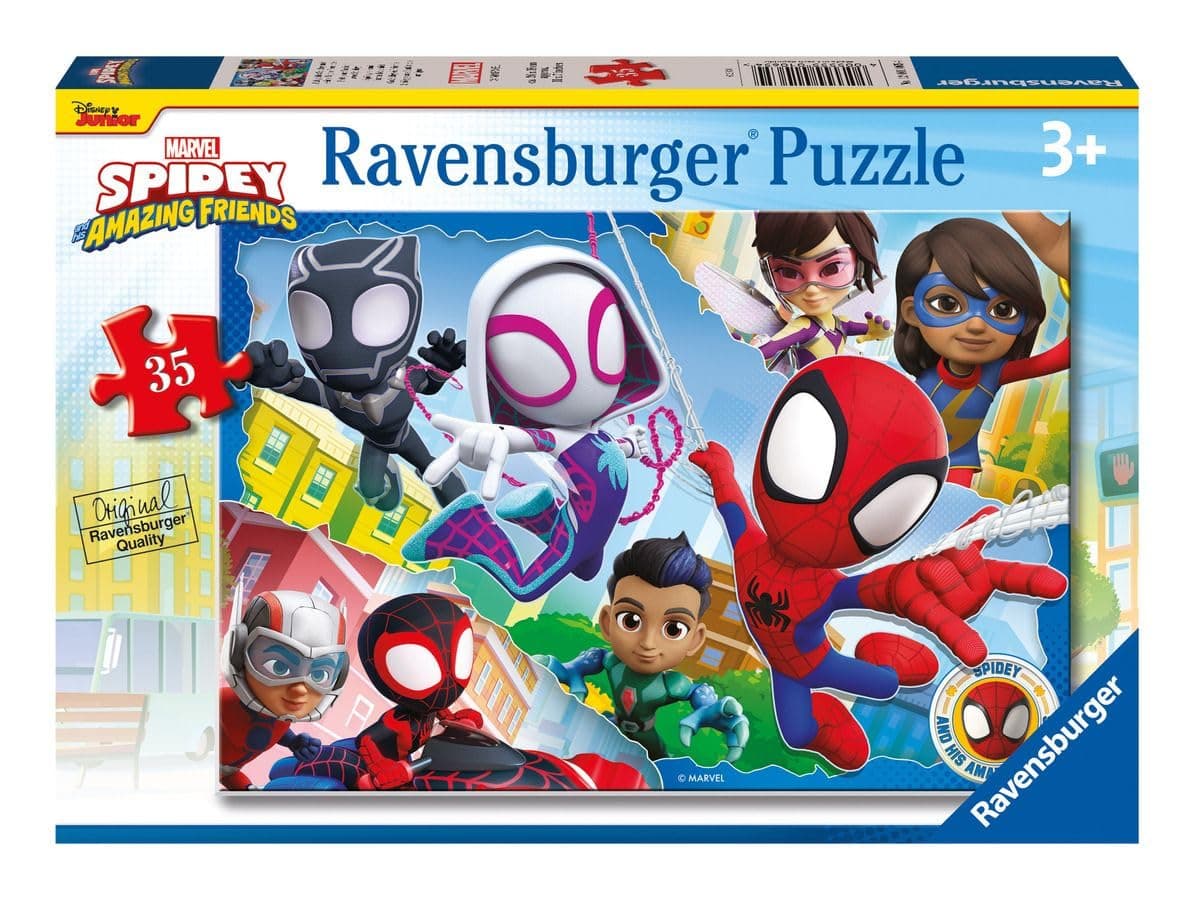 Пъзел Ravensburger 35 ел. - Спайди и приятели