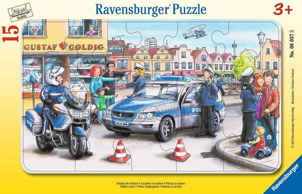 Пъзел Ravensburger 15 ел. - Полицейска операция