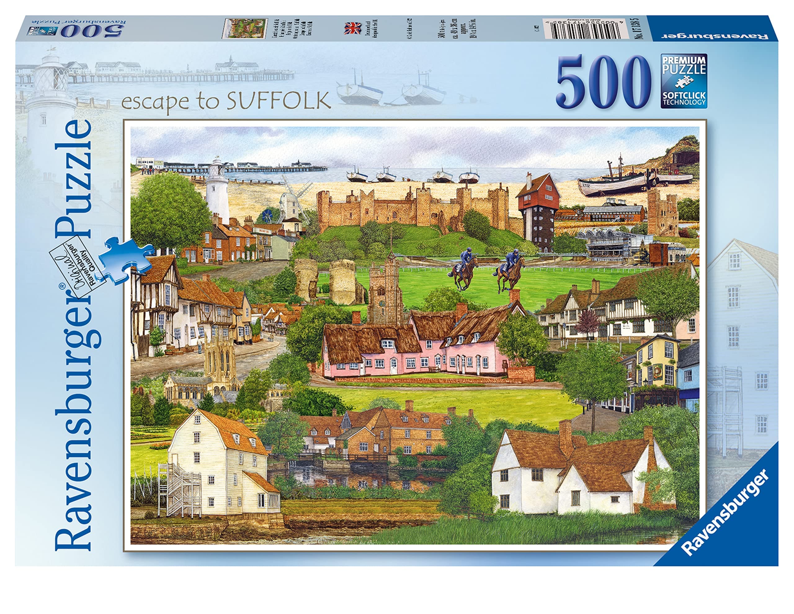 Пъзел Ravensburger 500 ел. - Бягство в Съфолк