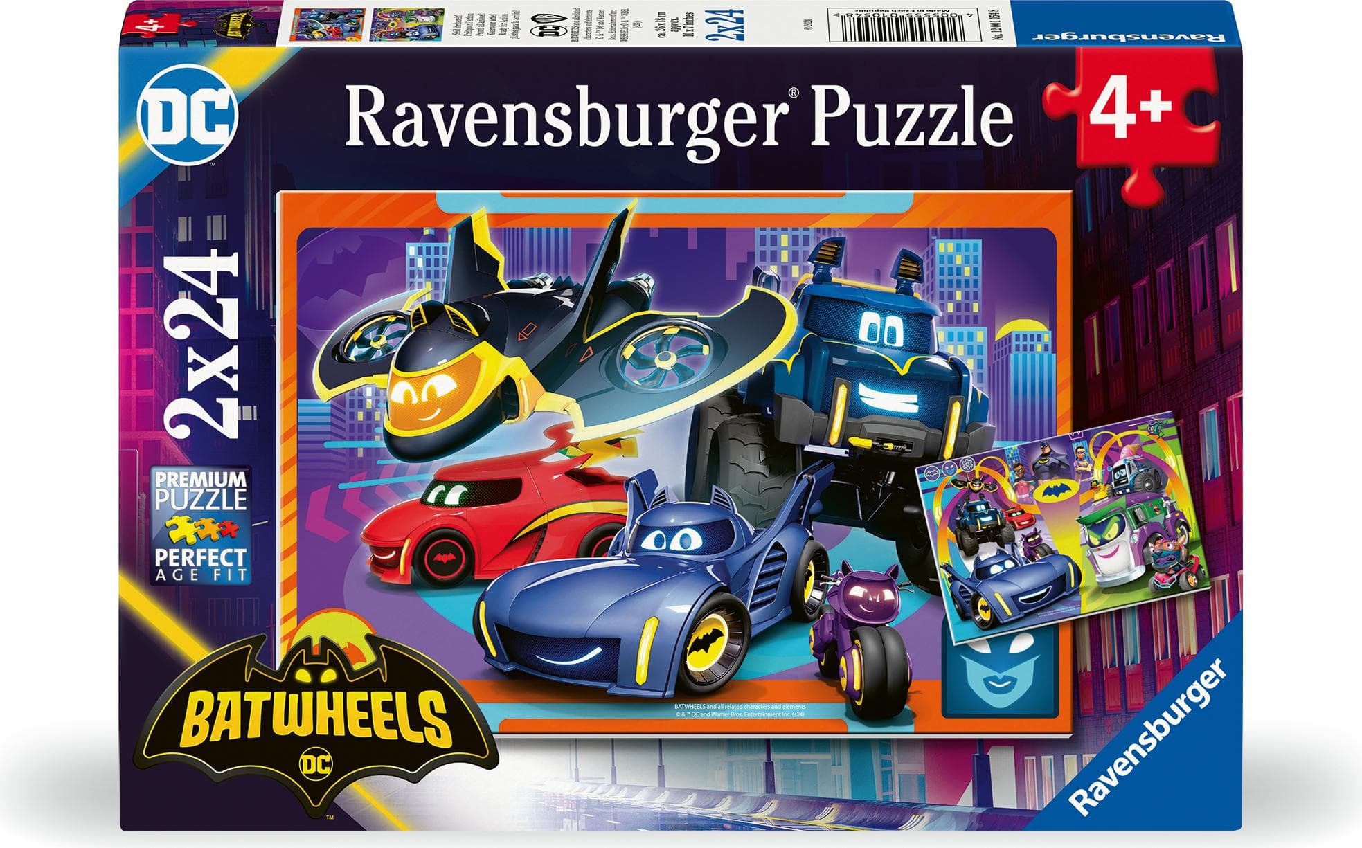 Пъзел Ravensburger 2x24 ел. - Батмобили