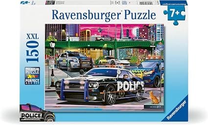 Пъзел Ravensburger 150 ел. XXL - Полицейски патрул