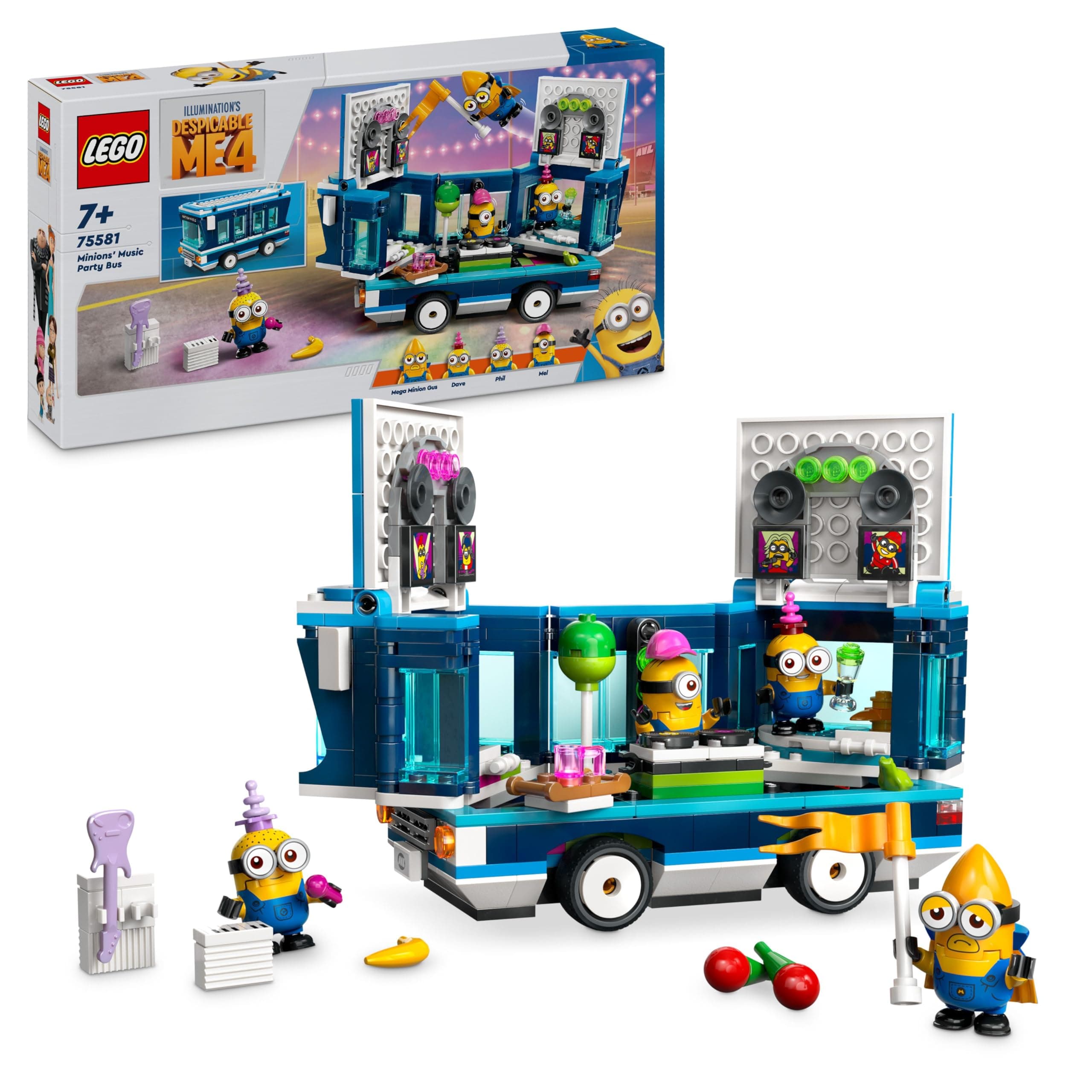LEGO® Despicable Me 4 75581 - Музикалния парти бус на миньоните