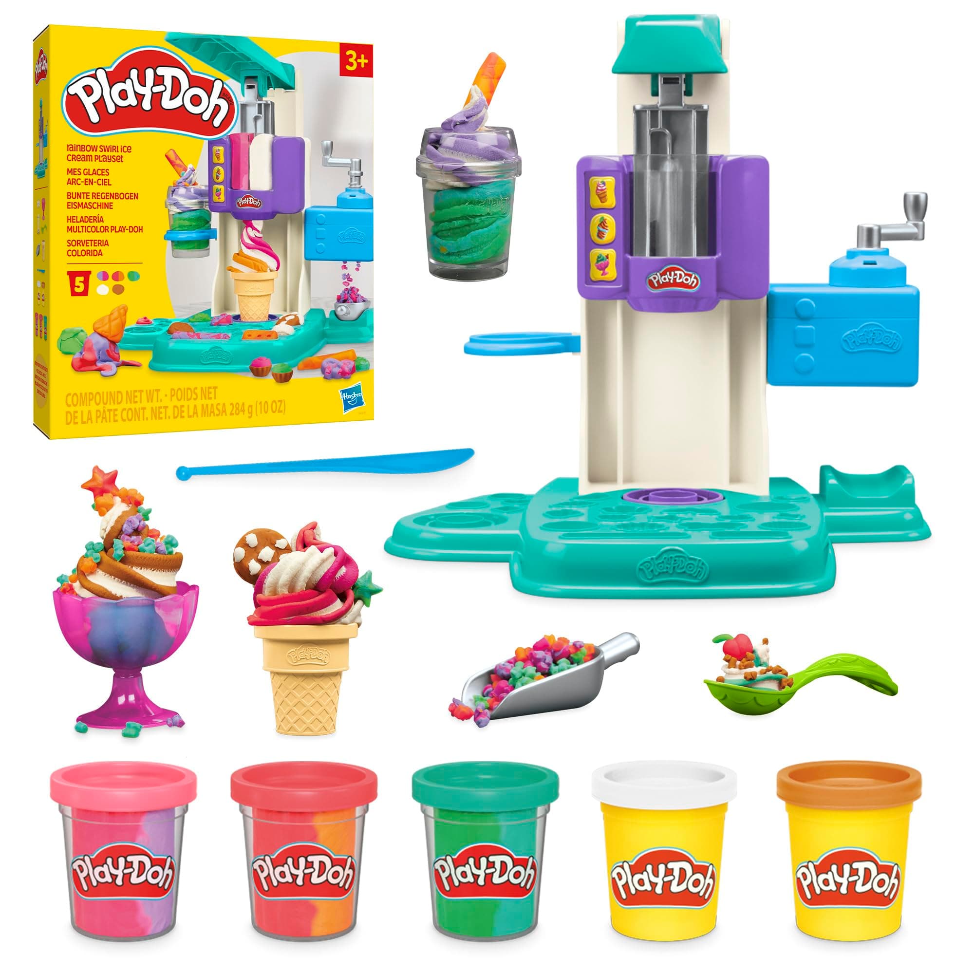 Play Doh - Комплект за сладолед Дъга