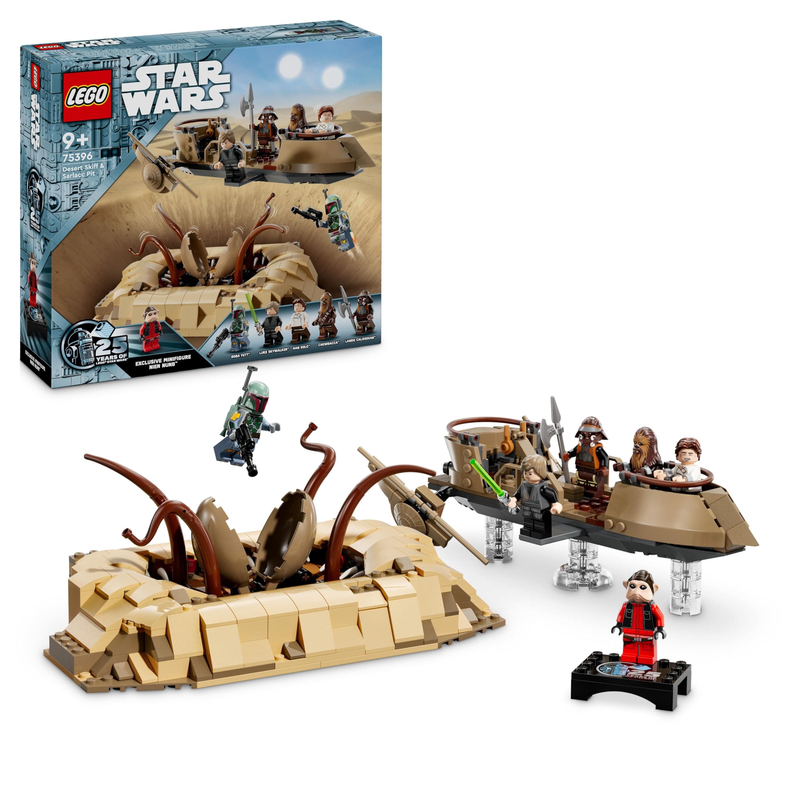 LEGO® Star Wars™ 75396 - Пустинен скиф и ямата на сарлака