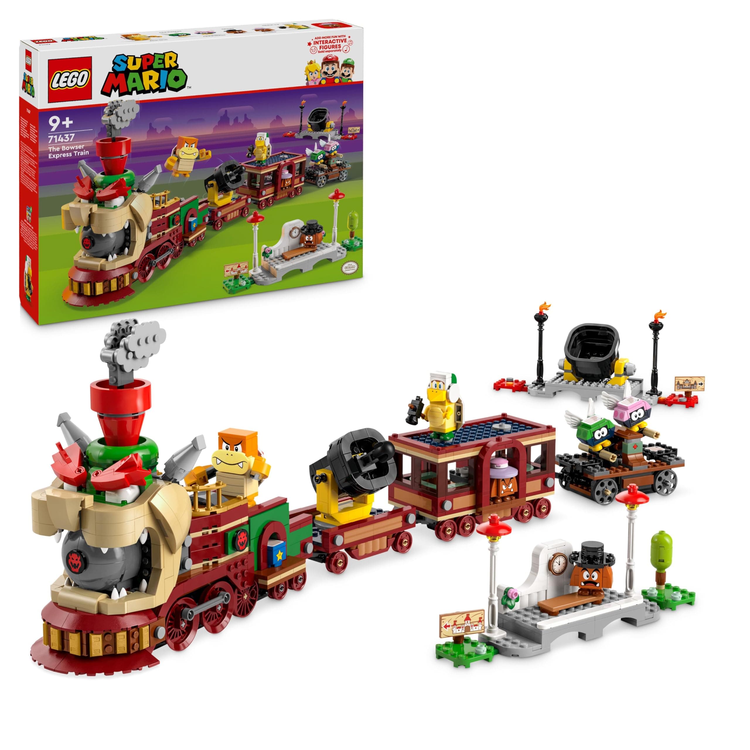 LEGO® Super Mario™ 71437 - Влакът Bowser Express