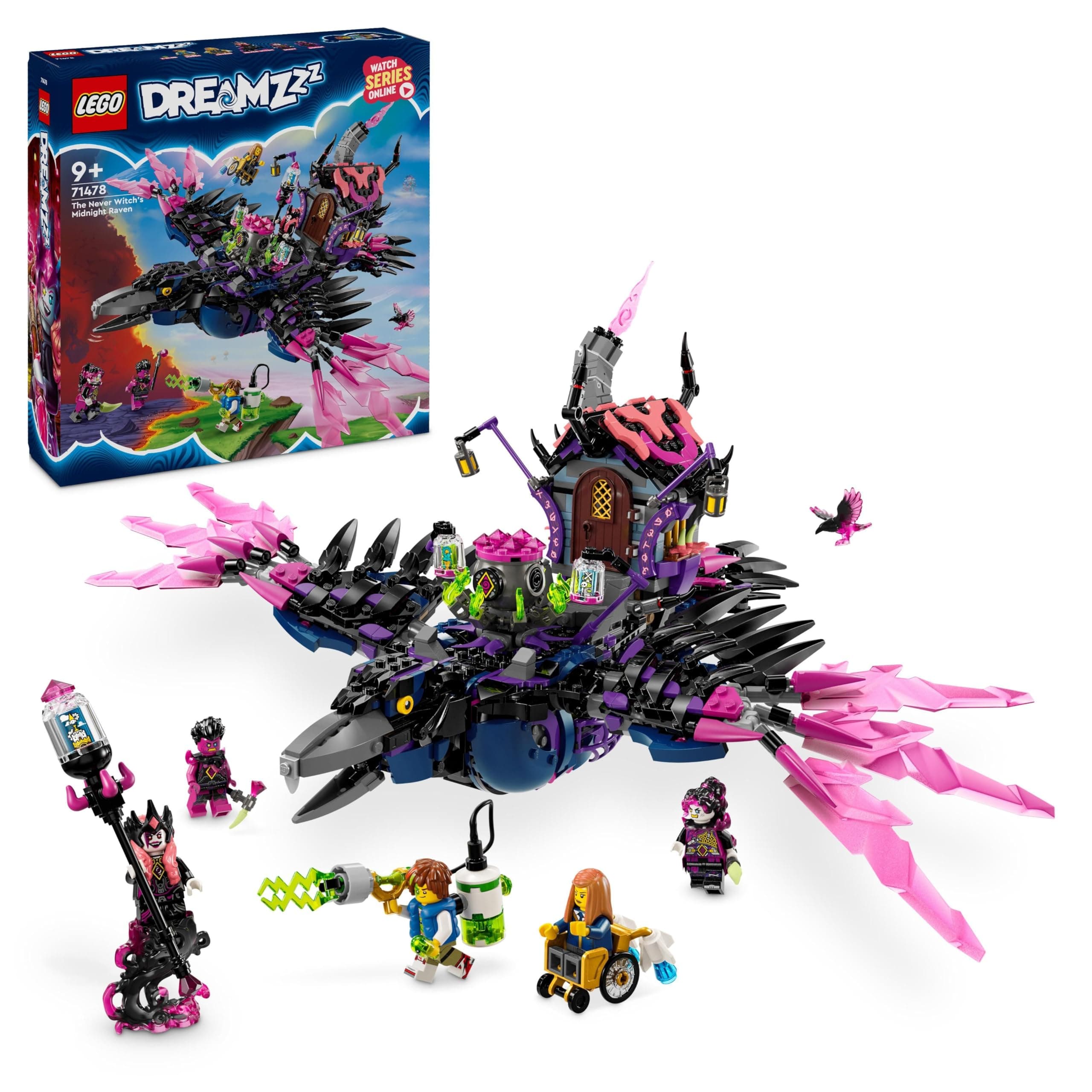 LEGO® DREAMZzz™ 71478 - Гарванът на Вещицата