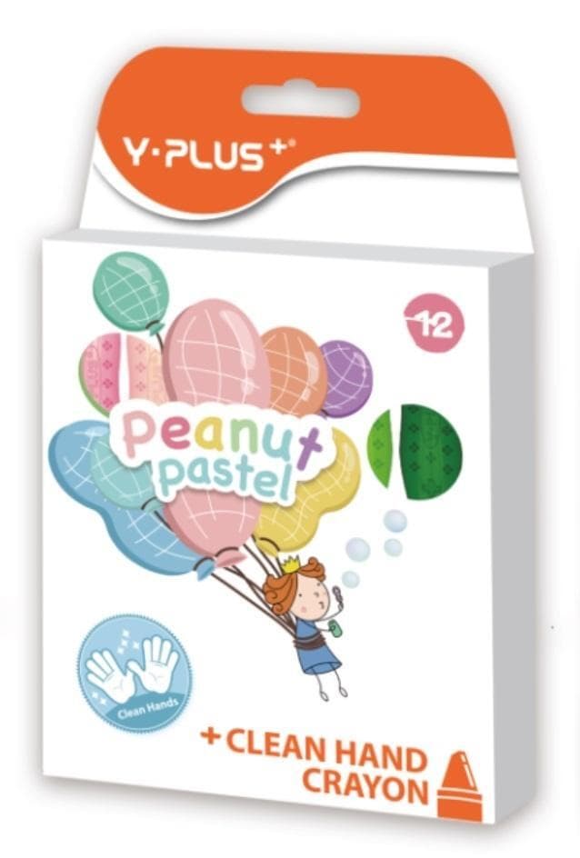 Пастели Y-PLUS Peanut Pastel, 12 цвята