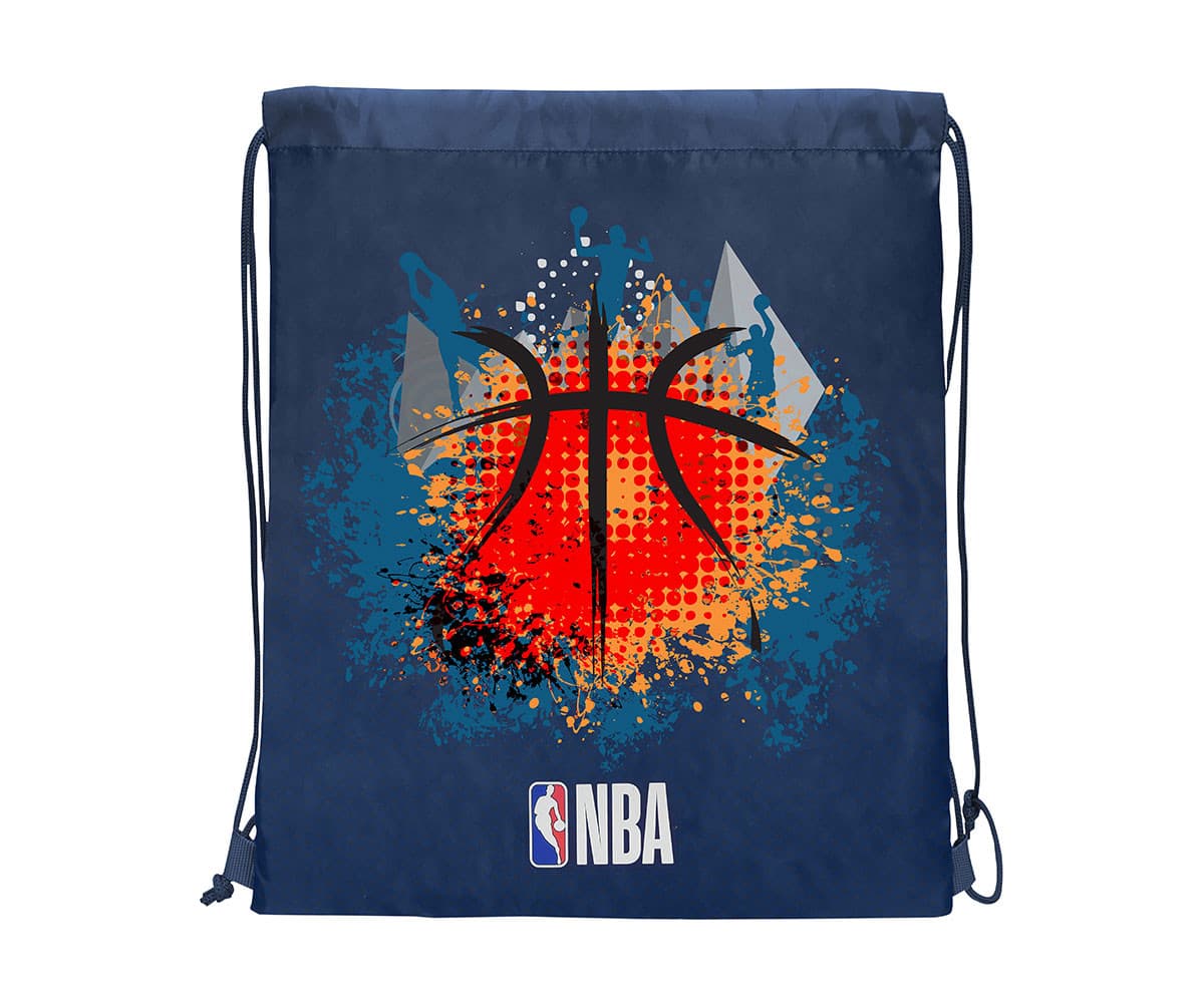 Чанта за спорт NBA, 35 x 44 см, синя