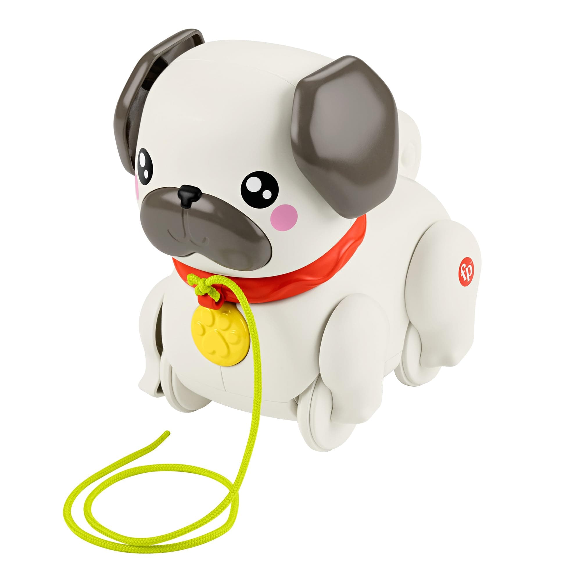 Играчка за теглене Fisher Price, кученце Мопс