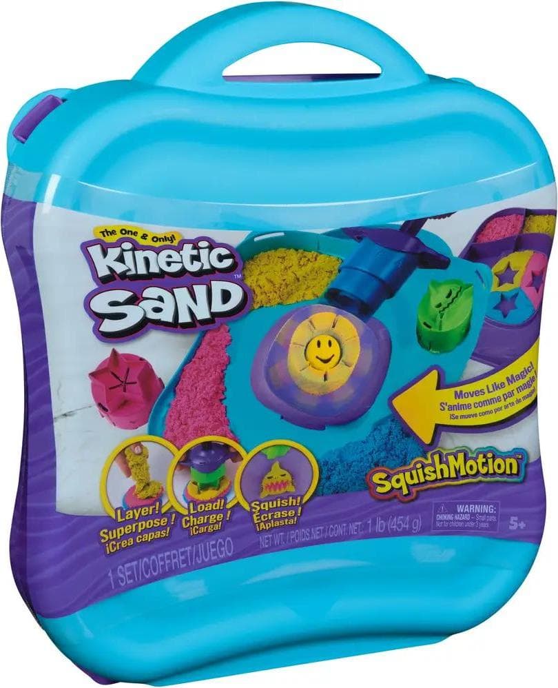 Kinetic Sand - Игрален комплект Squish Motion