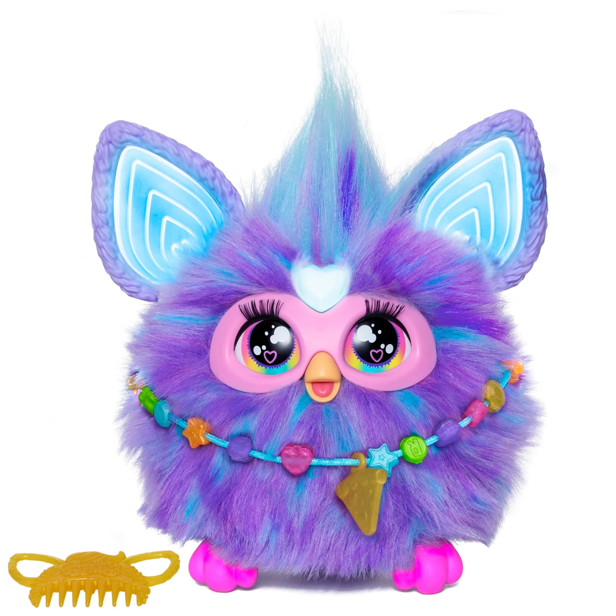 Плюшена интерактивна играчка Furby Furblets, лилава