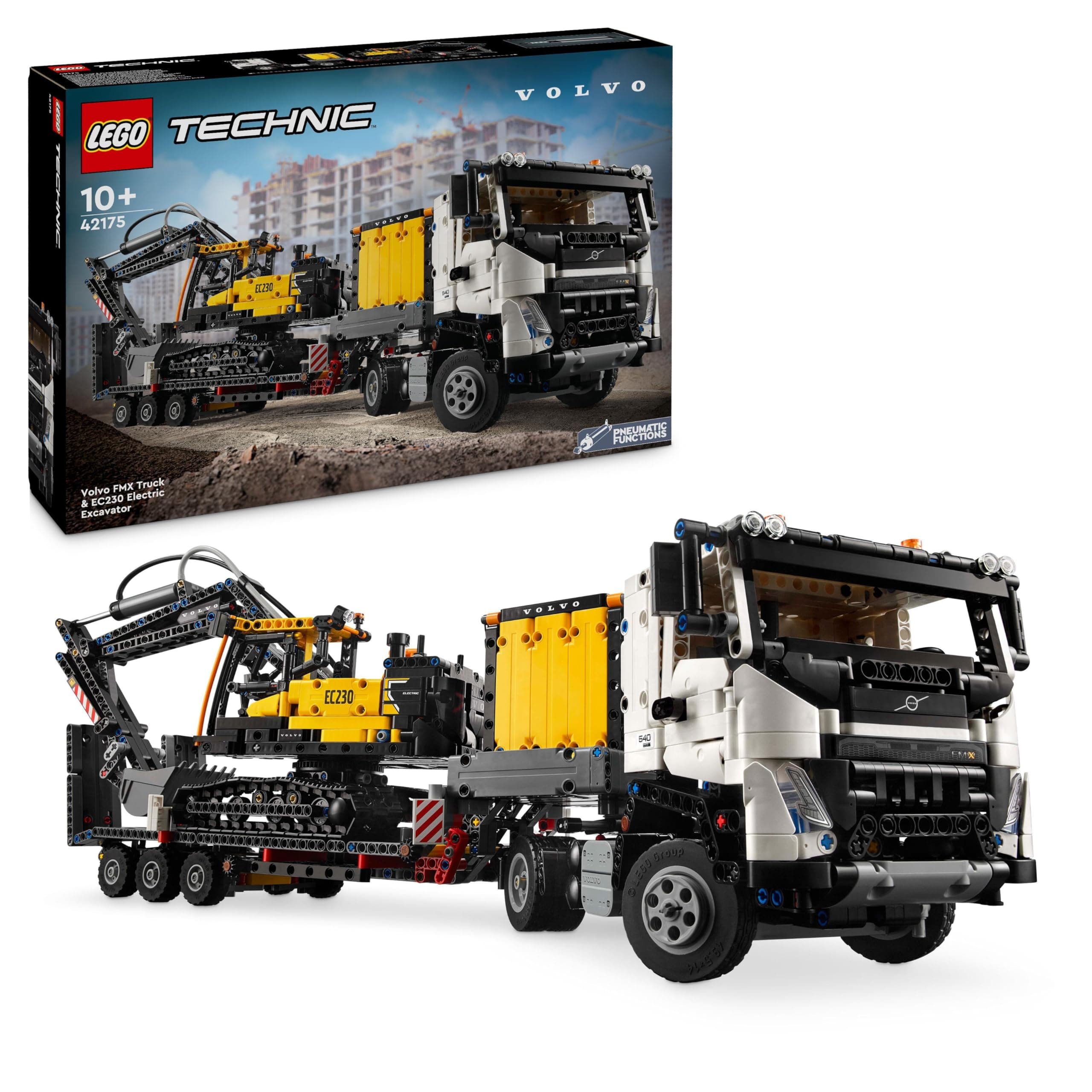 LEGO® Technic™ 42175 - Камион Volvo FMX и екскаватор EC230