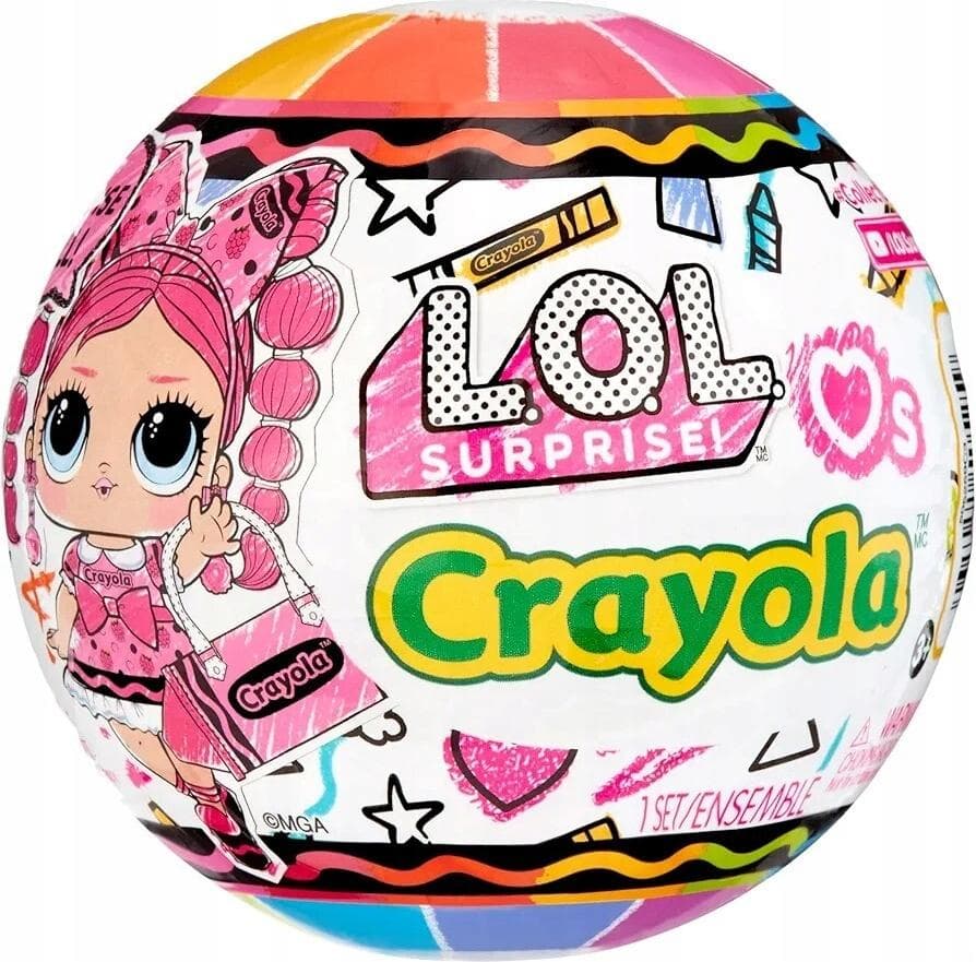 Кукла в сфера L.O.L. Surprise - Loves CRAYOLA, асортимент
