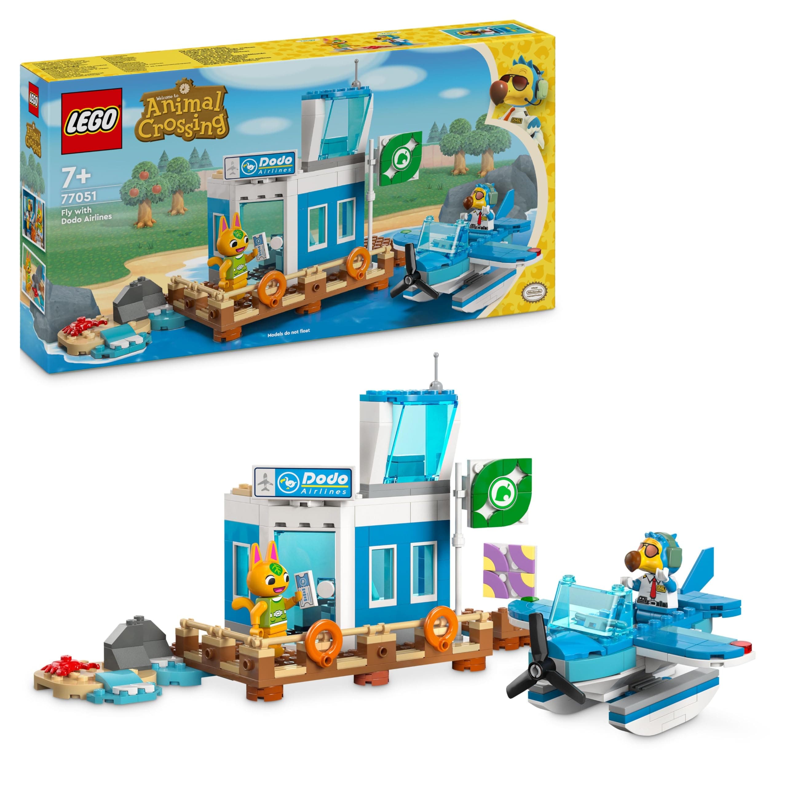 LEGO® Animal Crossing™ 77051 - Летете с Dodo Airlines