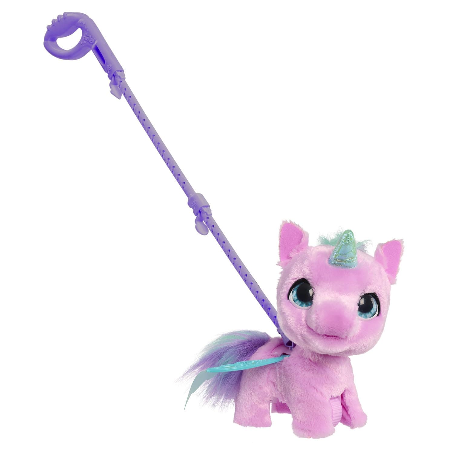 Интерактивни животни - Моето розово еднорогче с каишка