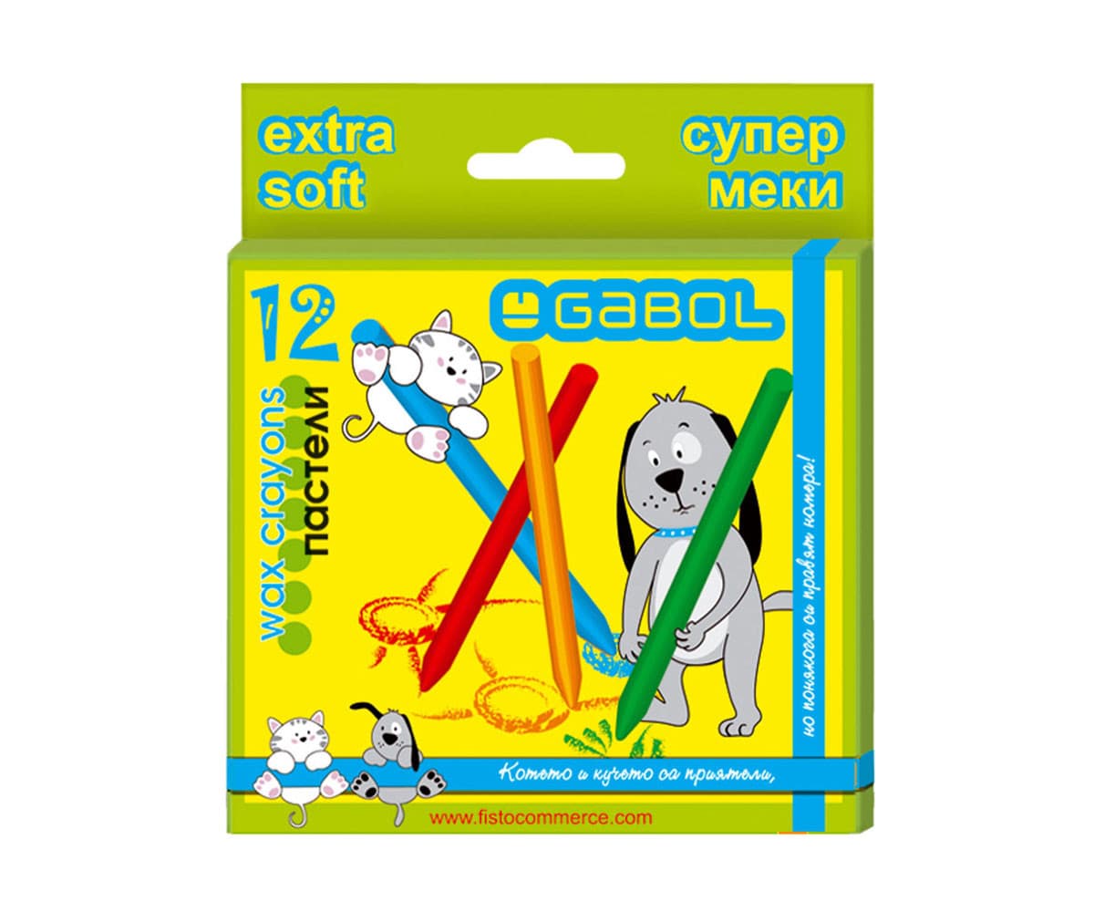 Пастели Gabol, 12 цвята