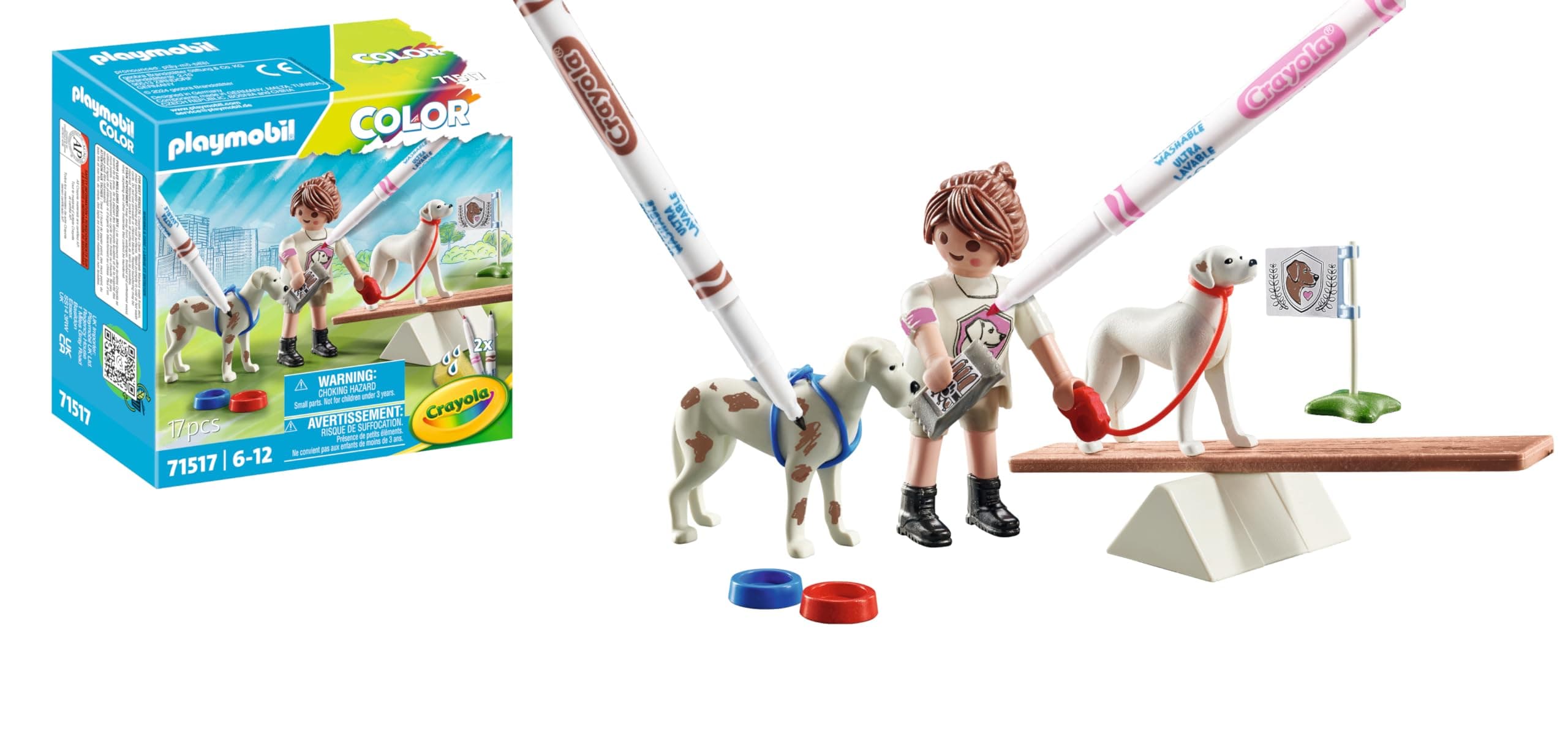 Playmobil - Обучение на кучета с цветни маркери