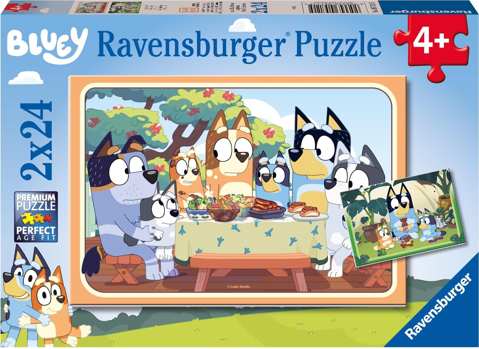 Пъзел Ravensburger 2x24 ел. - Блуи