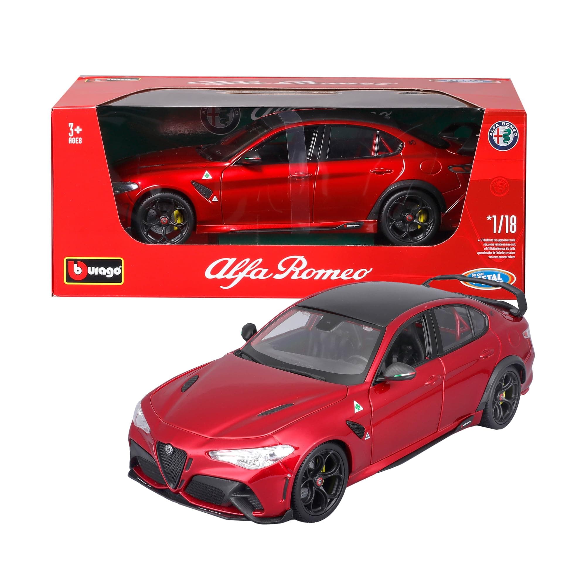 Bburago - модел на кола 1:18 - Alfa Romeo Giulia GTAm
