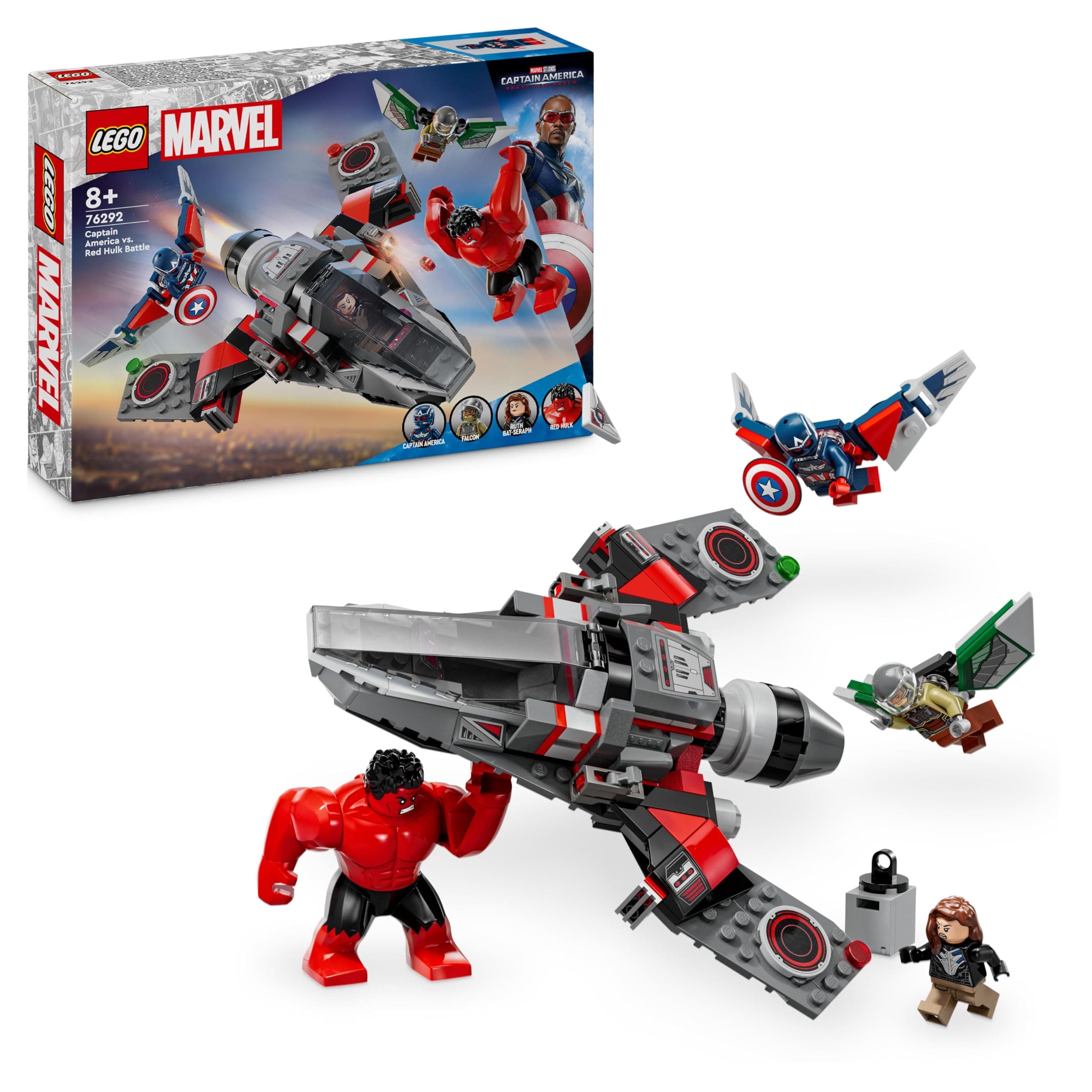 LEGO® Marvel 76292 - Битка на Капитан Америка срещу Червения Хълк