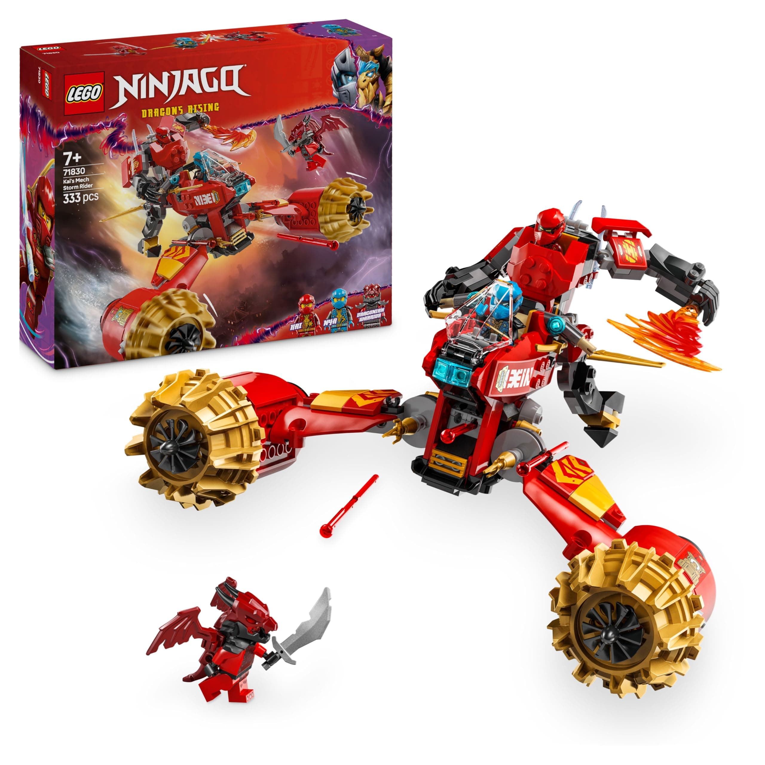 LEGO® NINJAGO™ 71830 - Робот буреносен ездач на Кай