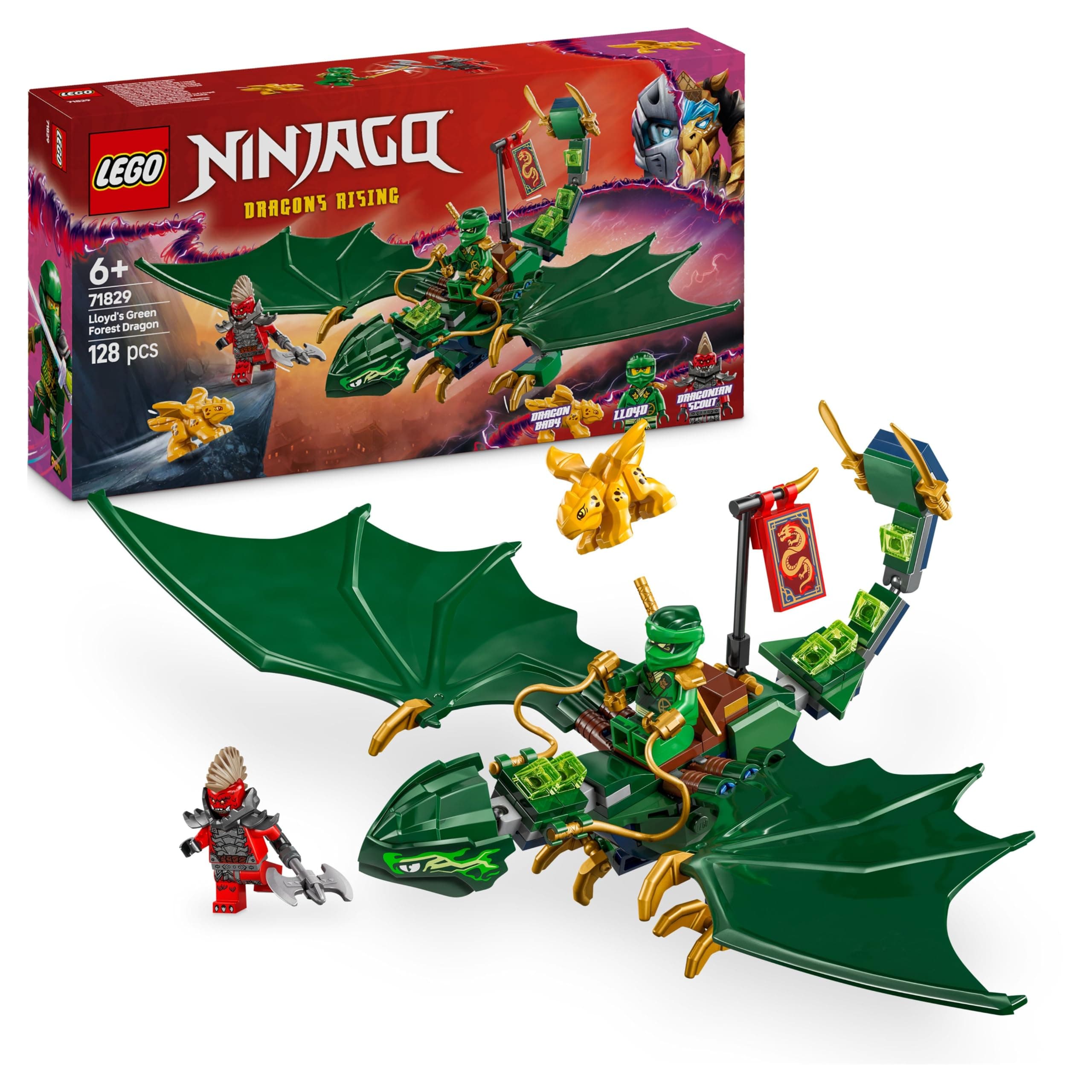 LEGO® NINJAGO™ 71829 - Зелен горски дракон на Лойд