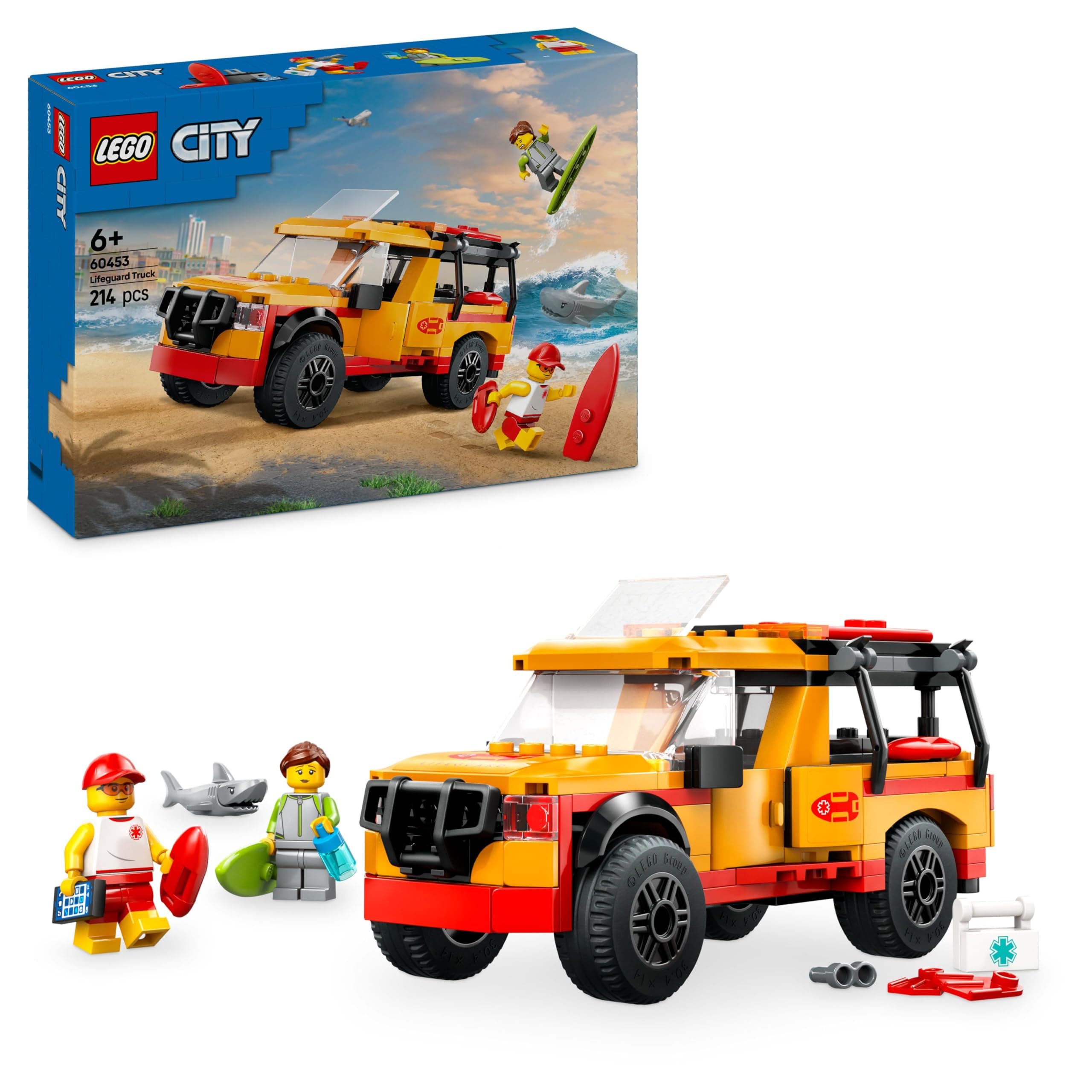 LEGO® City 60453 - Пикап за спасители на плажа