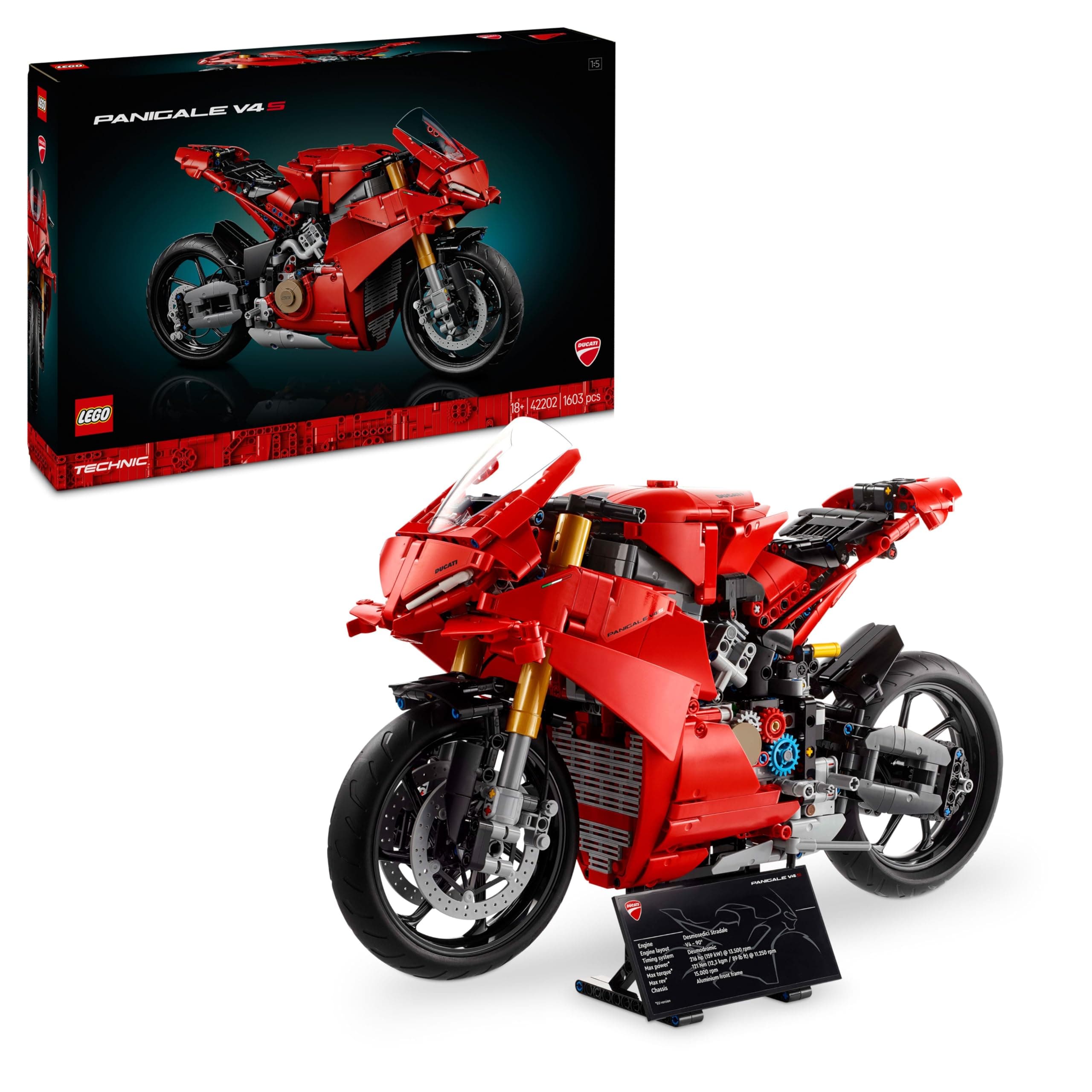 LEGO® Technic 42202 - Мотоциклет Ducati Panigale V4 S